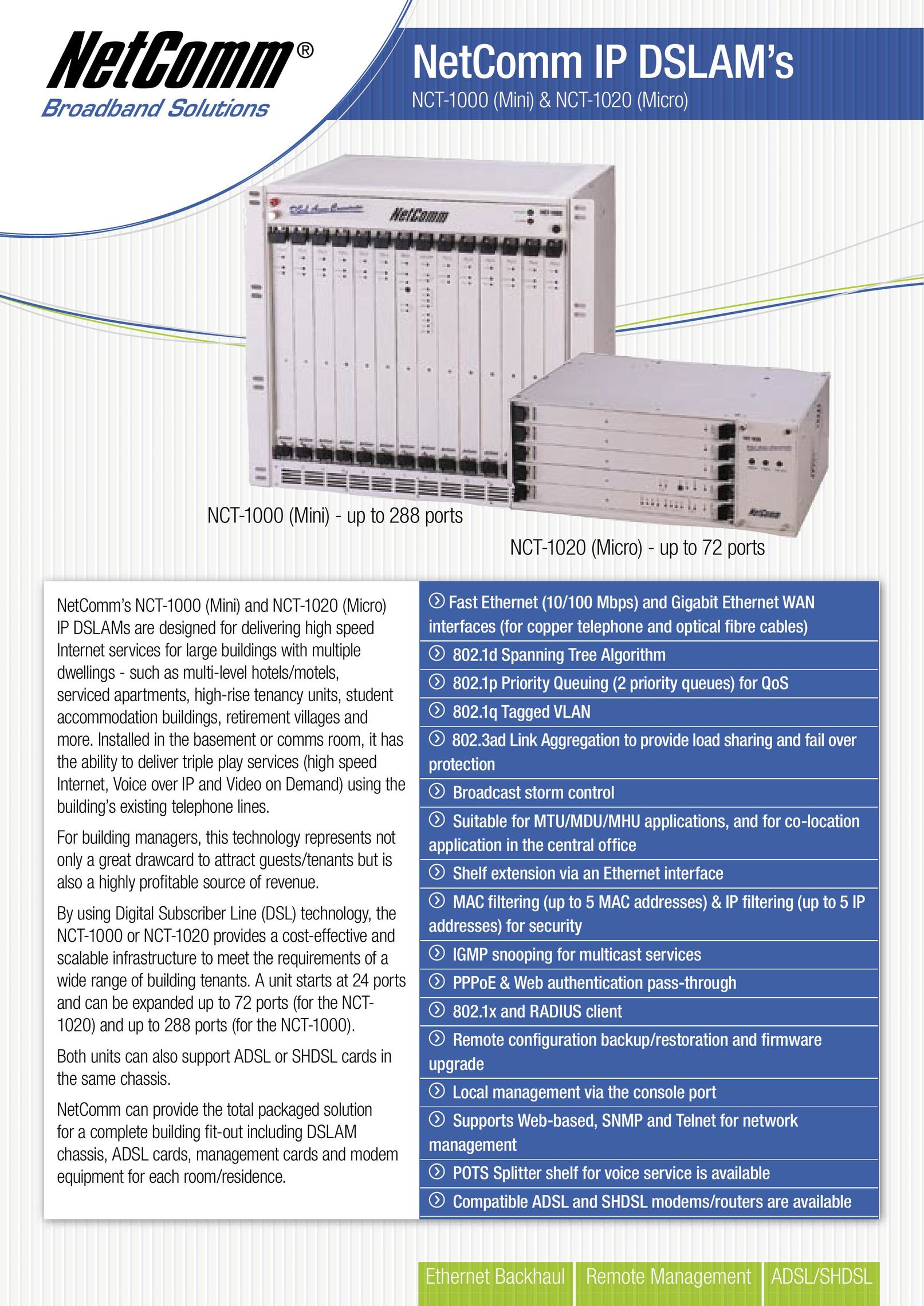 NetComm NCT1000 Network Card User Manual