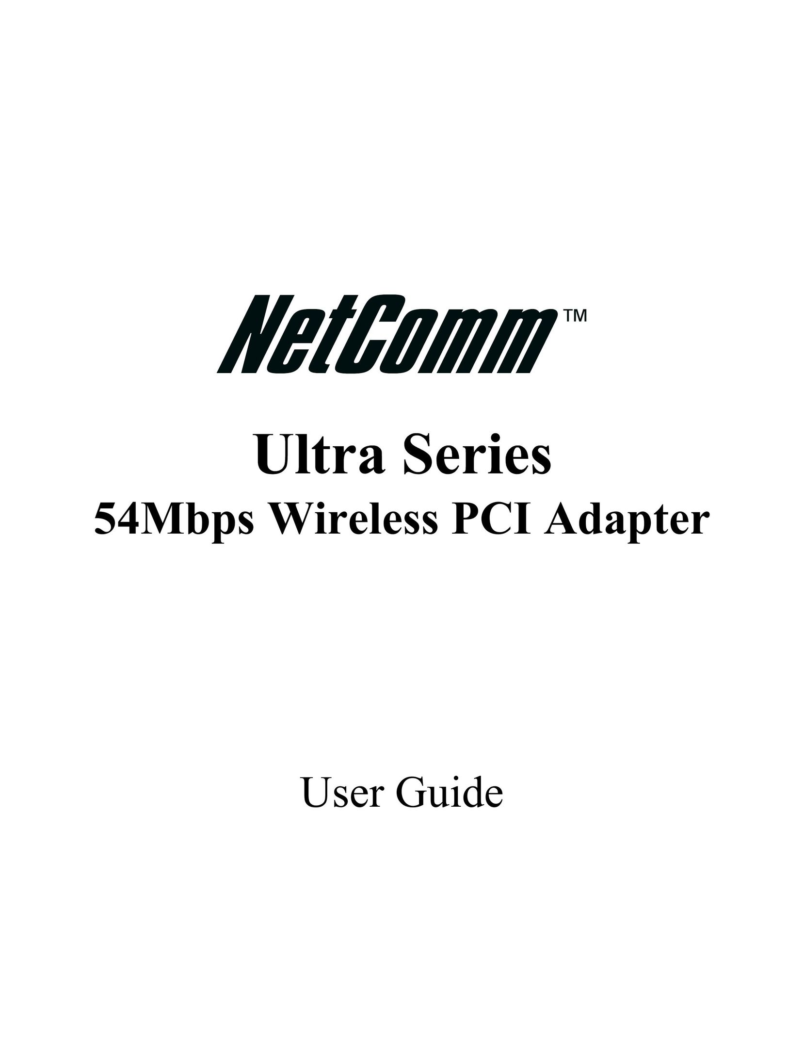 NetComm NP542 Network Card User Manual