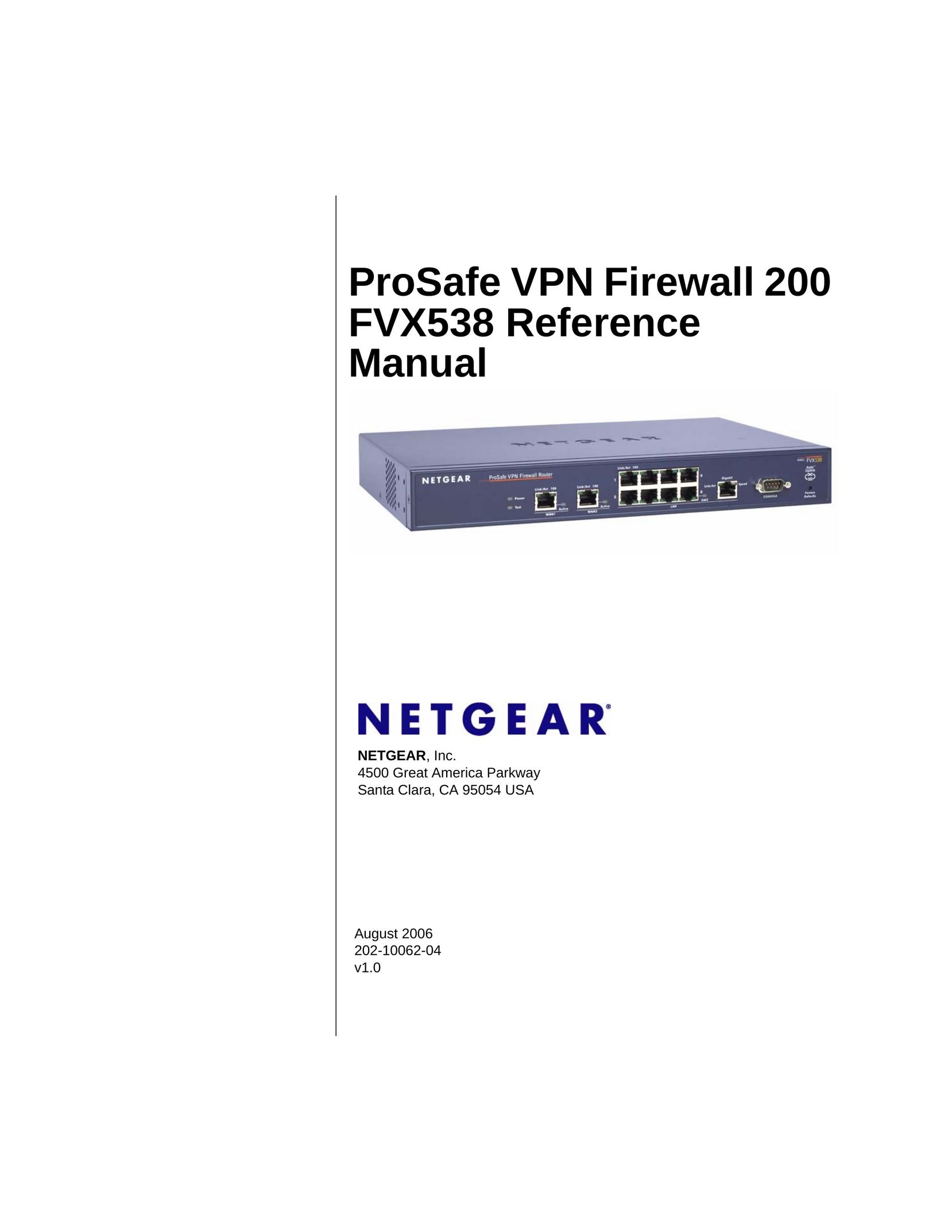 NETGEAR FVX538NA Network Card User Manual