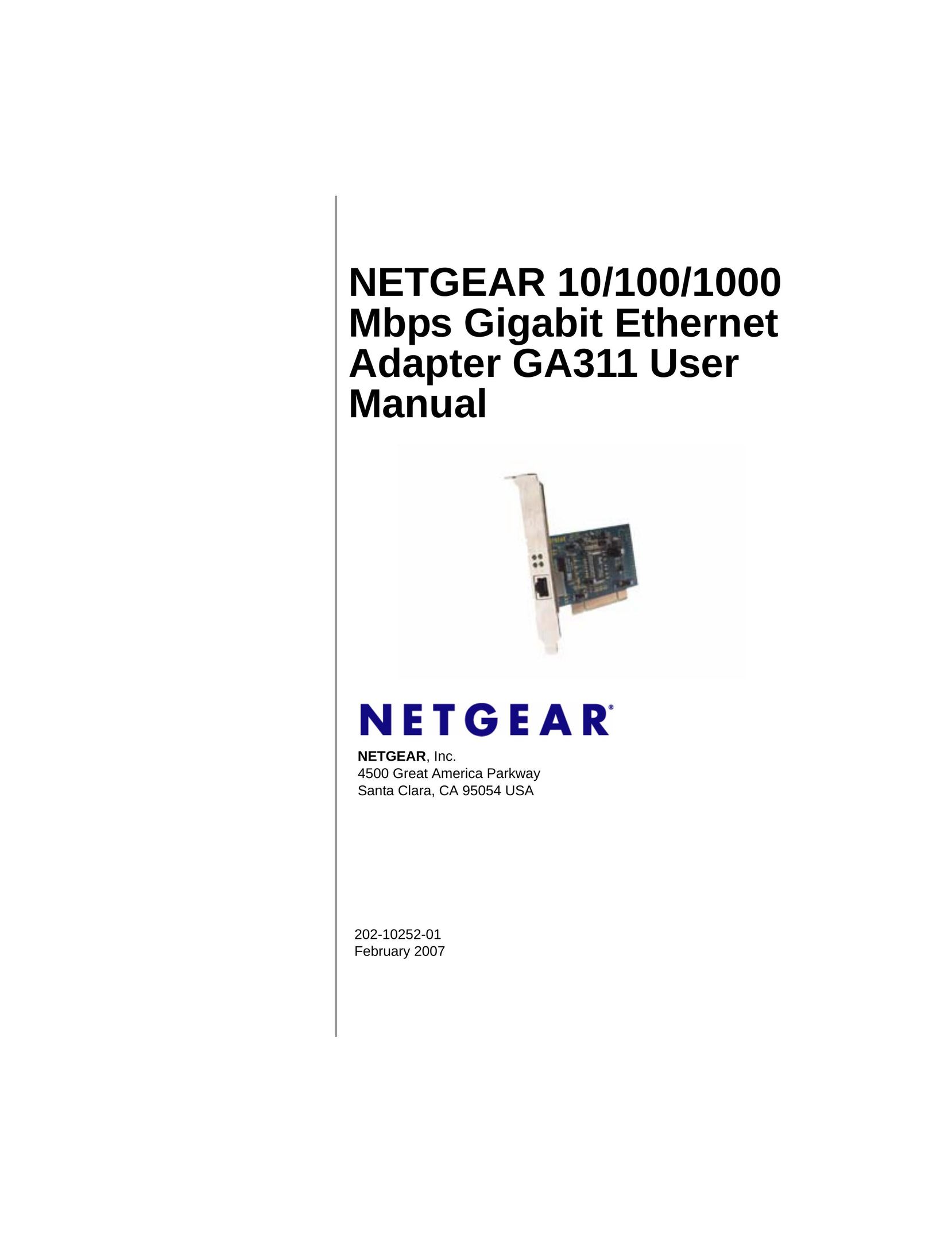 NETGEAR GA311 Network Card User Manual
