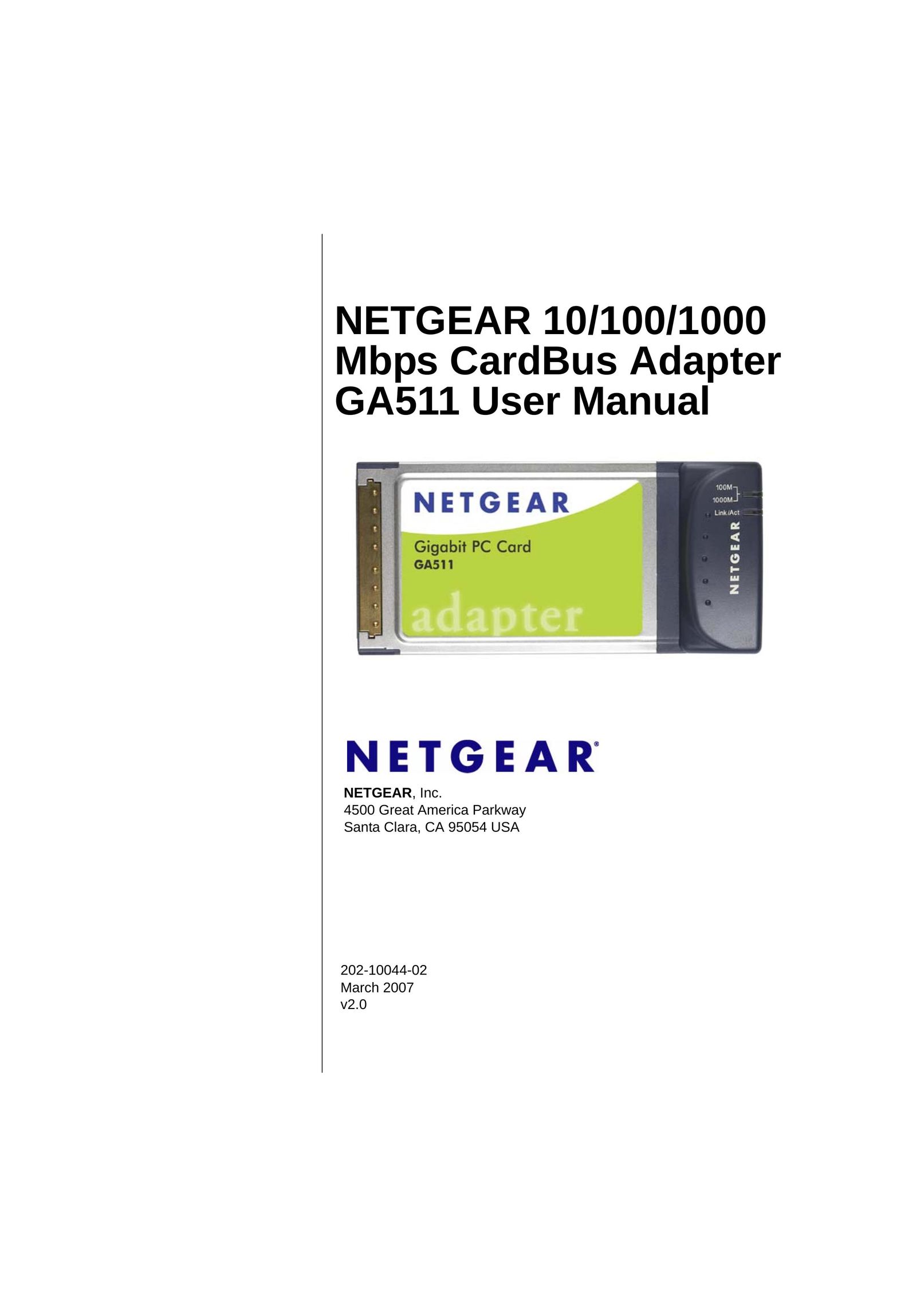 NETGEAR GA511 Network Card User Manual