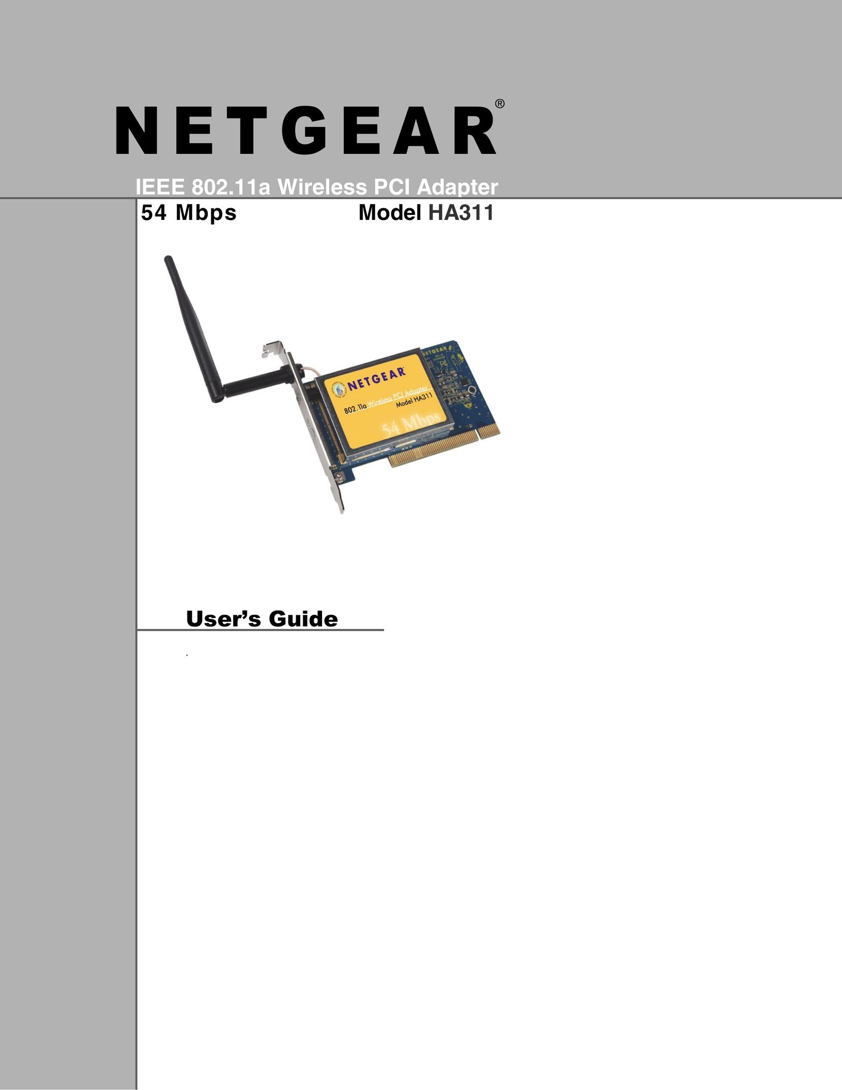 NETGEAR HA311 Network Card User Manual