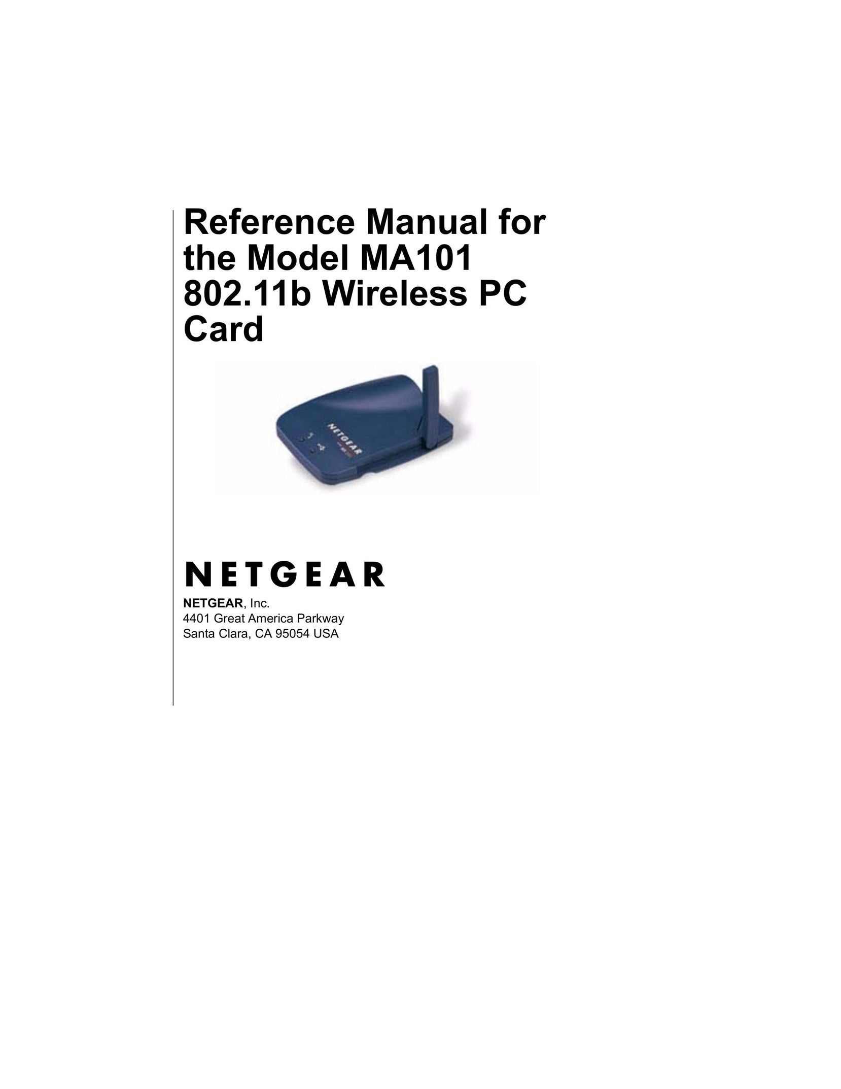 NETGEAR MA101 Network Card User Manual