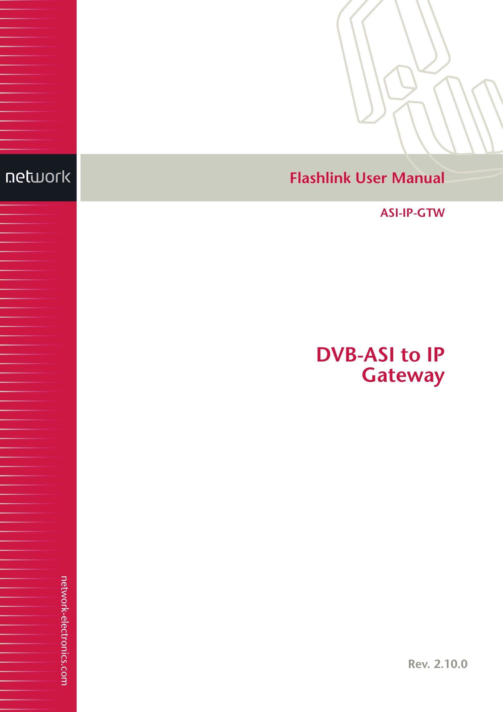 Network Technologies DVB-ASI to IP Network Card User Manual