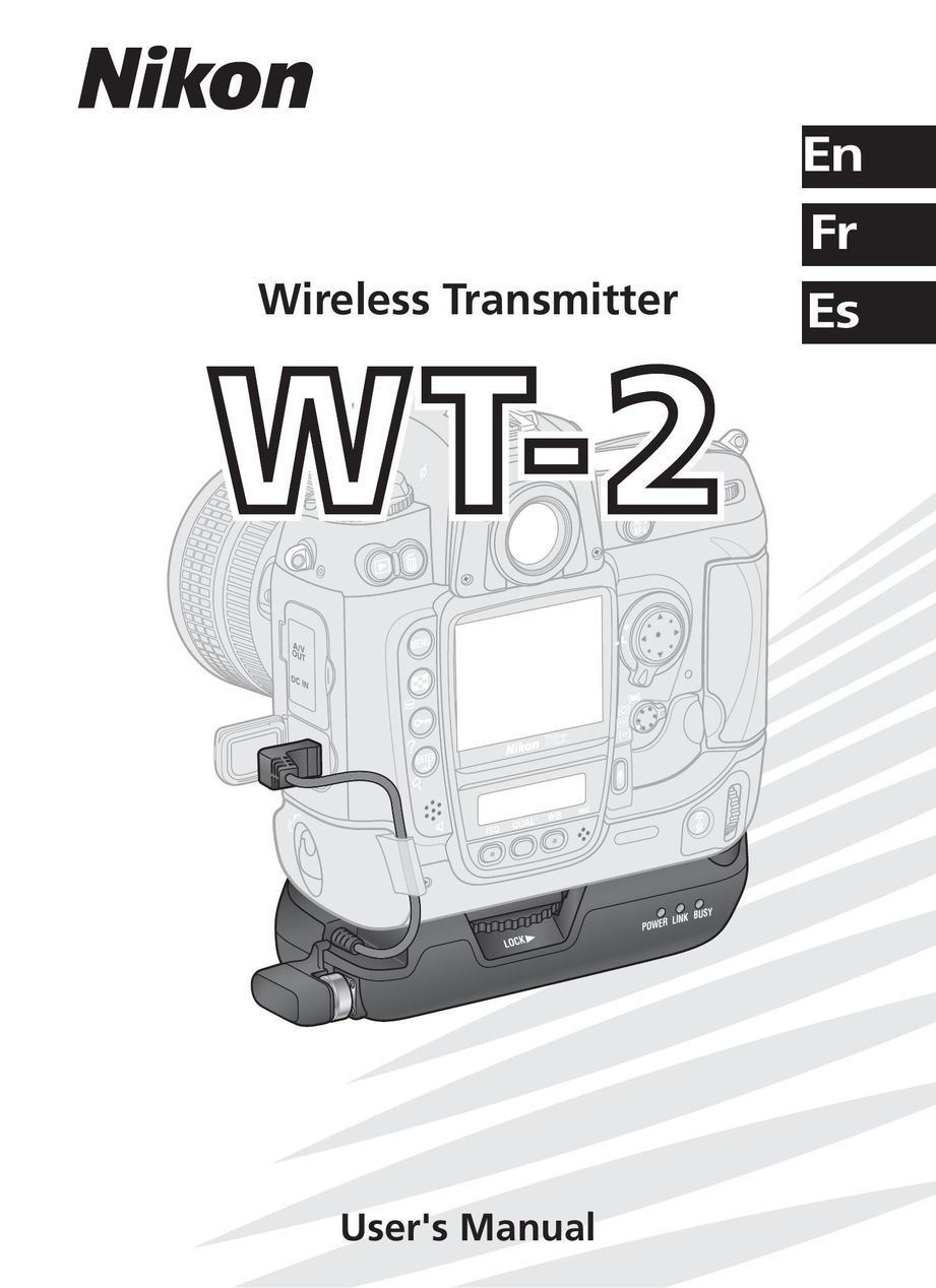 Nikon WT-2 Network Card User Manual