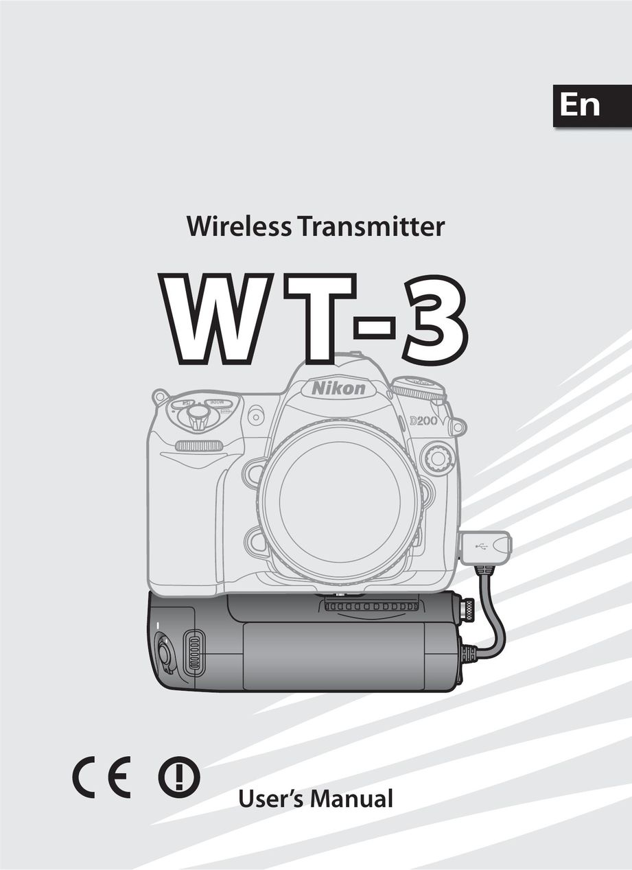 Nikon WT-3 Network Card User Manual