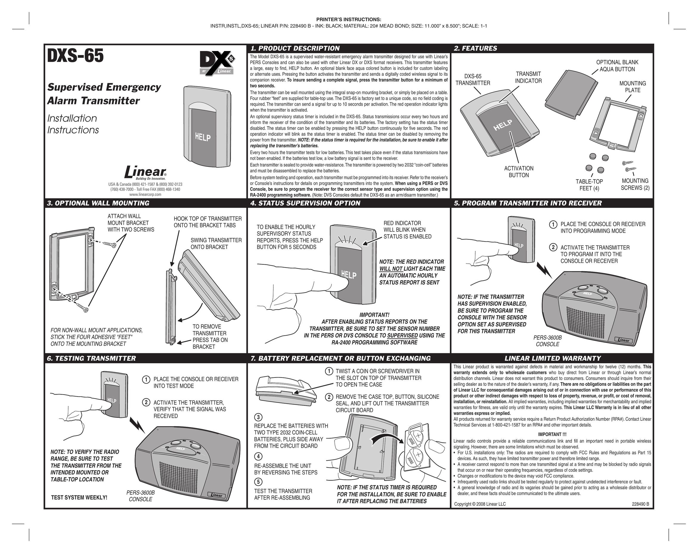 Niles Audio DXS-65 Network Card User Manual