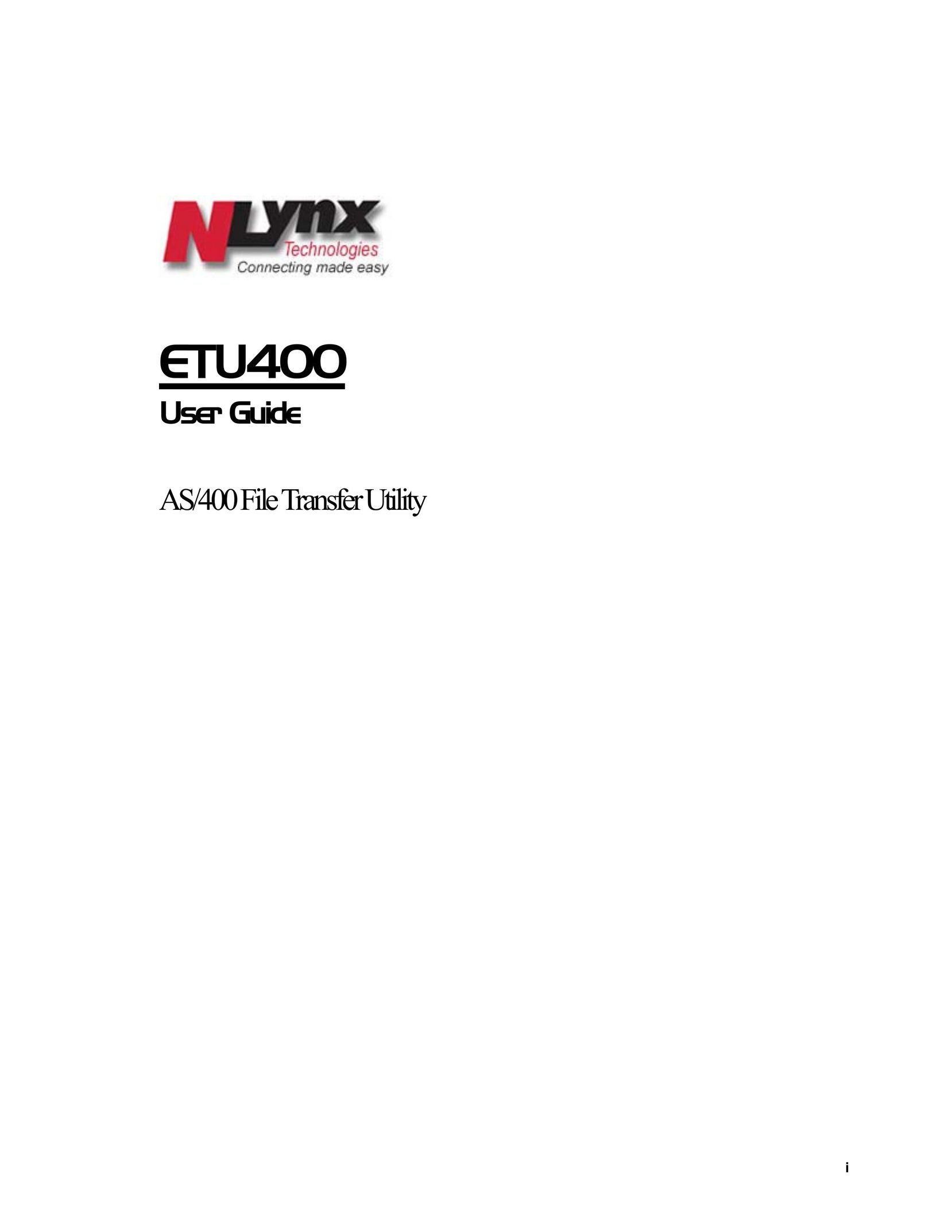 Nlynx ETU400 Network Card User Manual