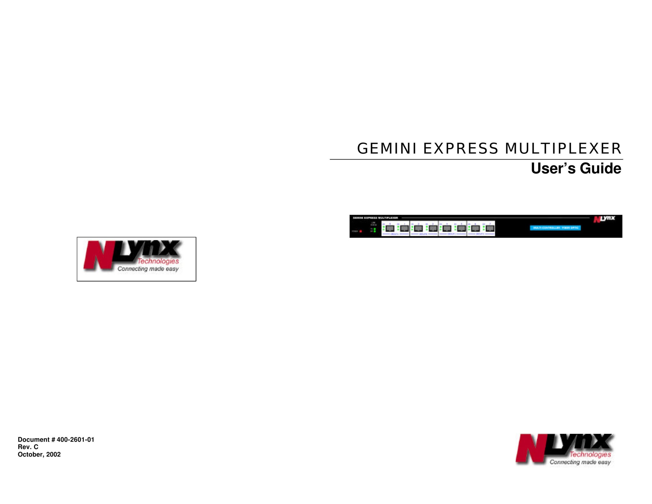 Nlynx GEMINI EXPRESS MULTIPLEXER Network Card User Manual