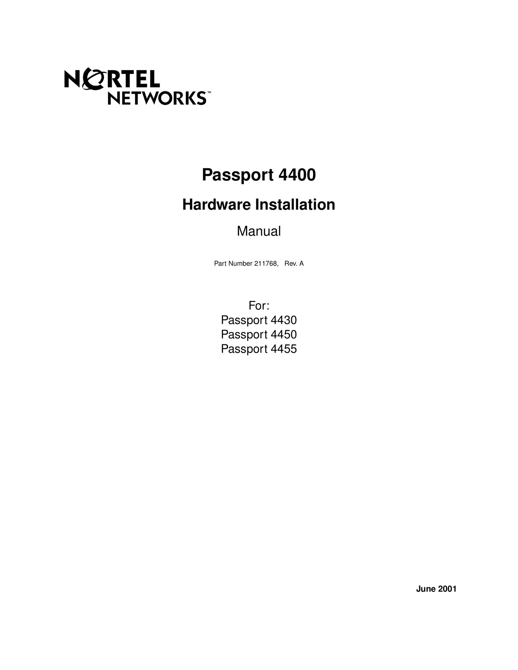 Nortel Networks 4430 Network Card User Manual