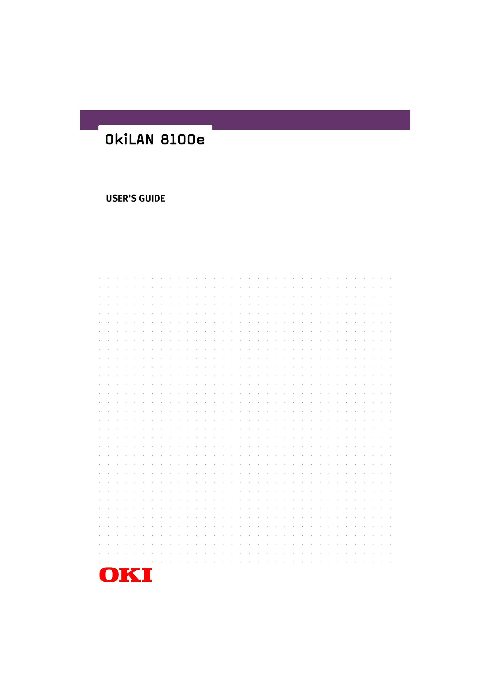 Oki 8100e Network Card User Manual