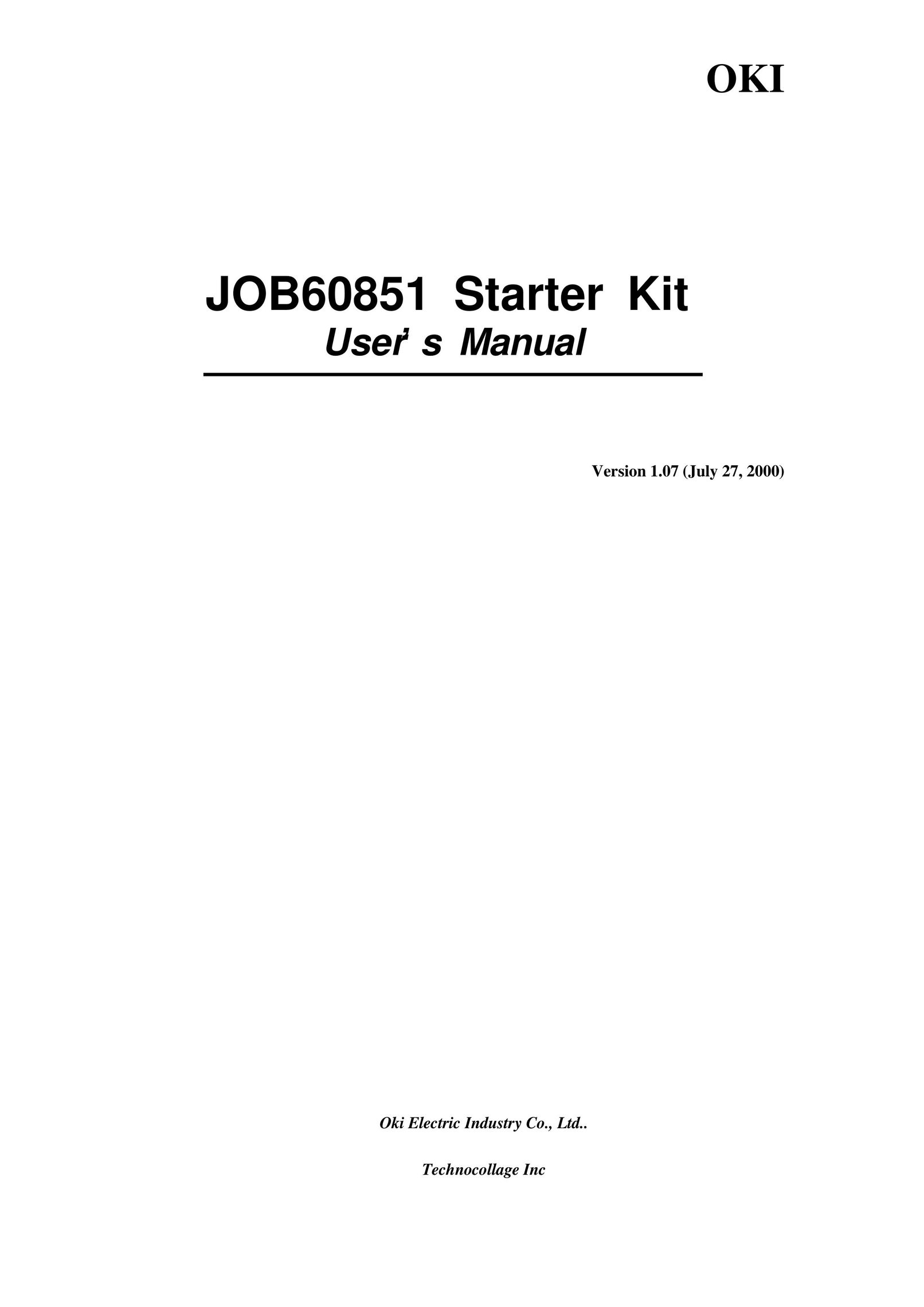 Oki JOB60851 Network Card User Manual