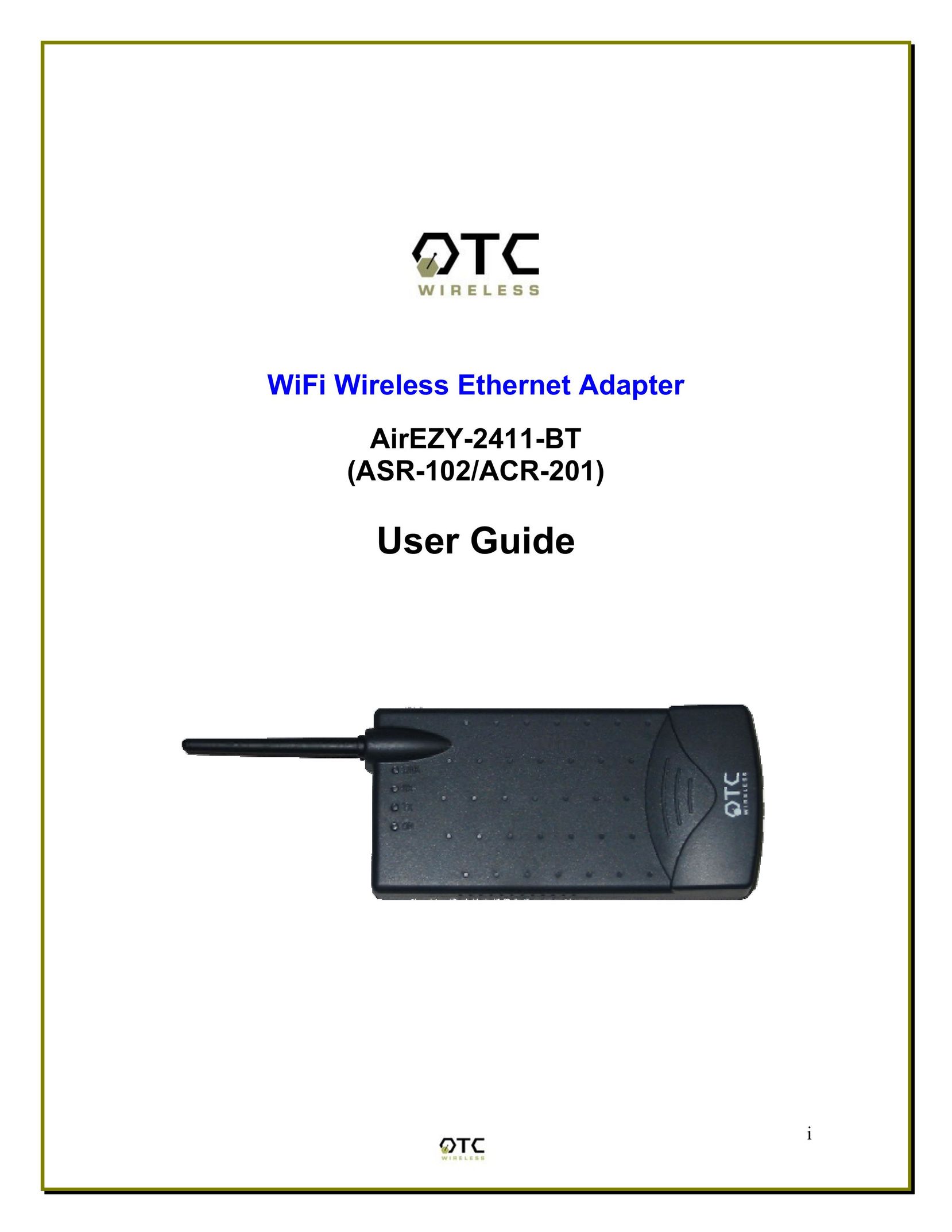 OTC Wireless ASR-102 Network Card User Manual