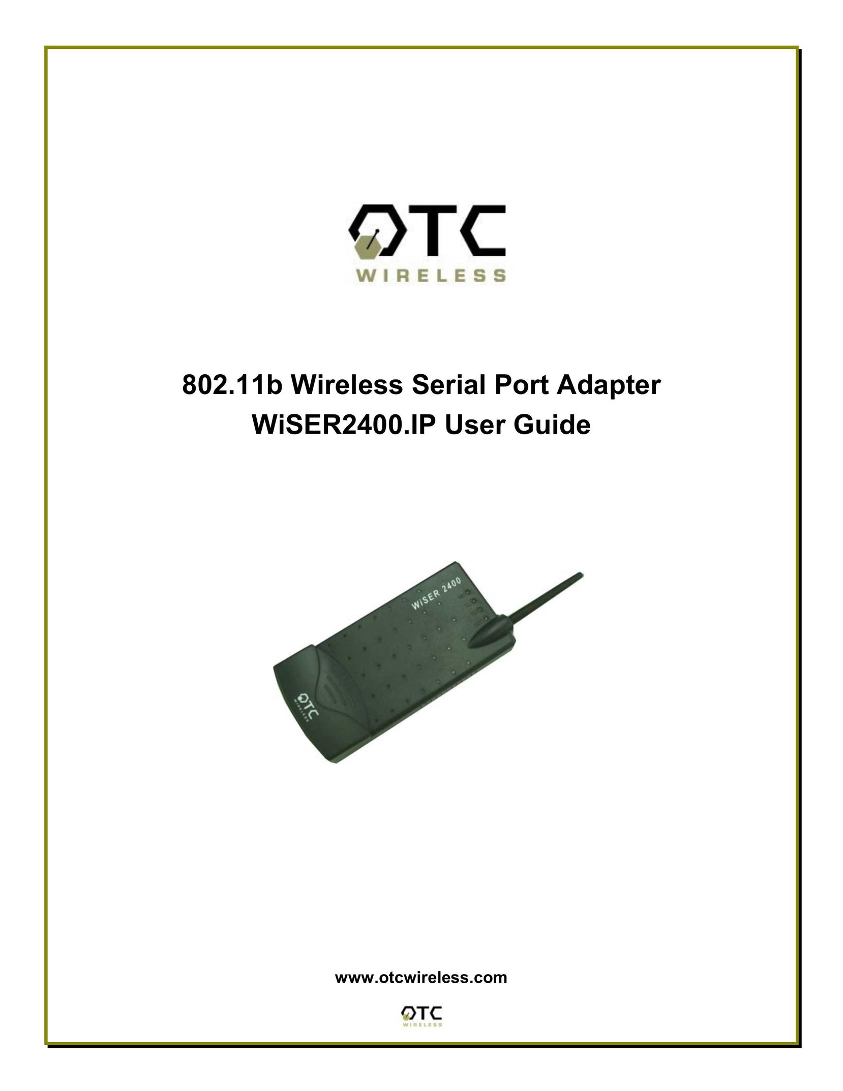 OTC Wireless WiSER2400 Network Card User Manual