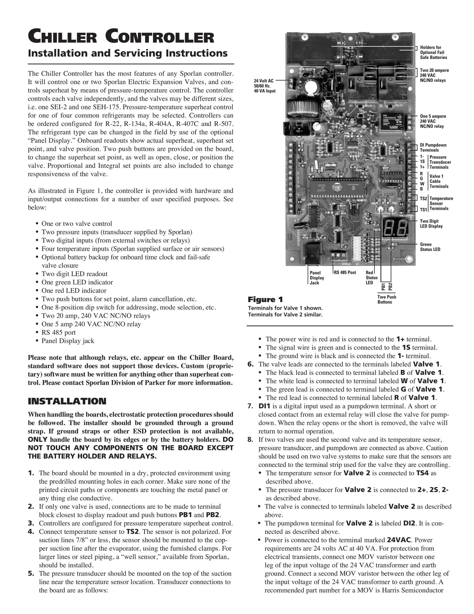 Parker Hannifin R-134A Network Card User Manual