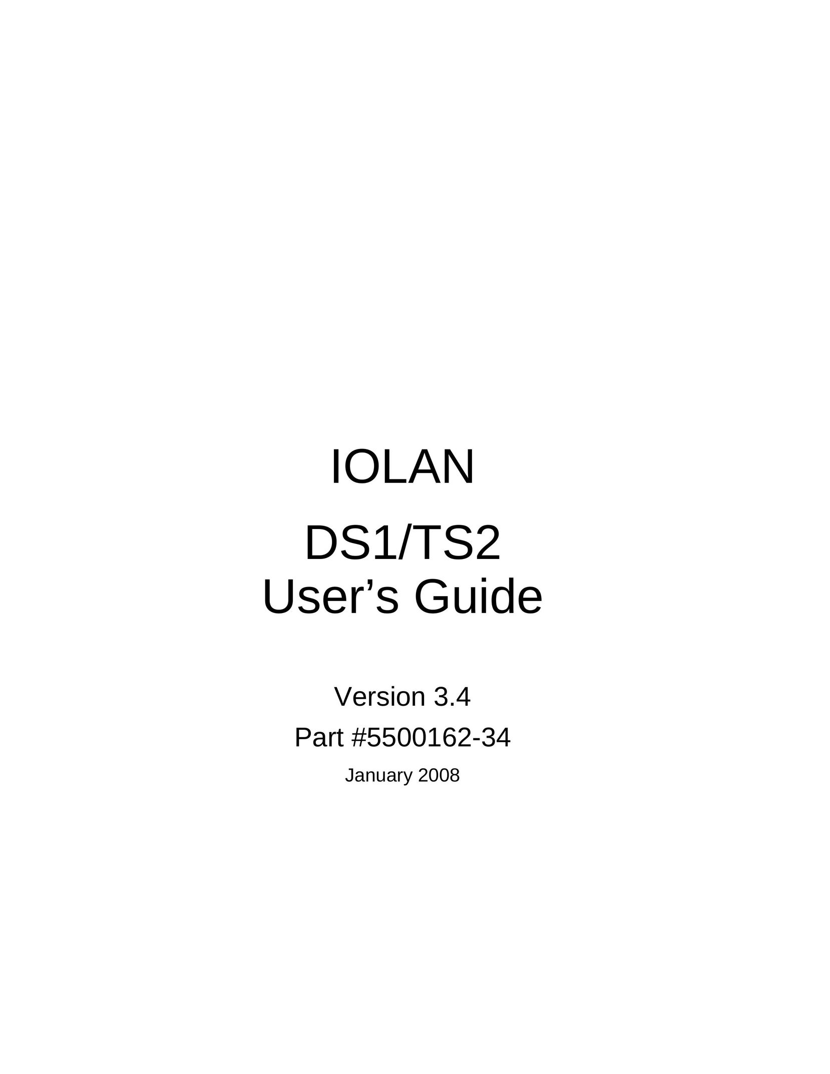 Perle Systems TS2 Network Card User Manual