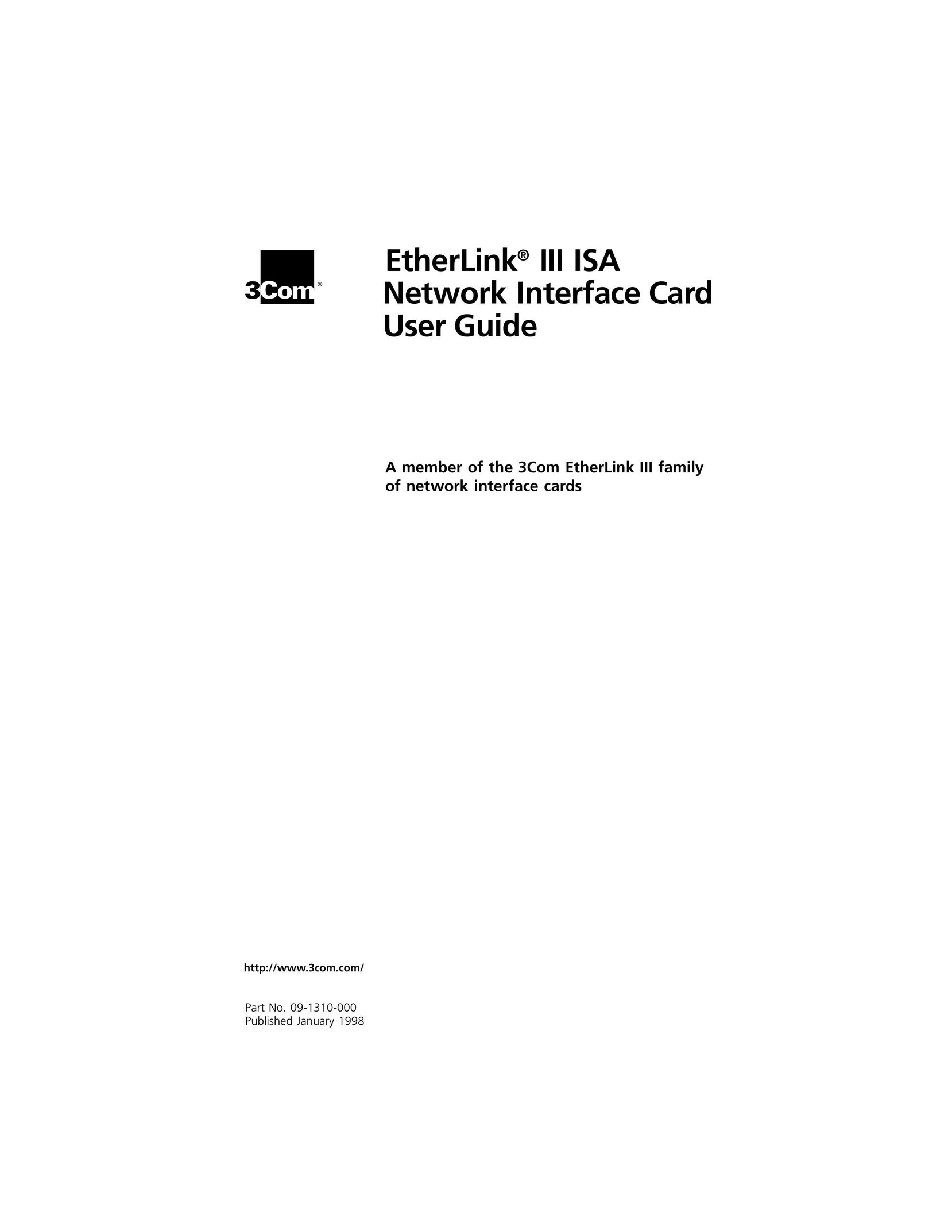 PictureTel III ISA Network Card User Manual