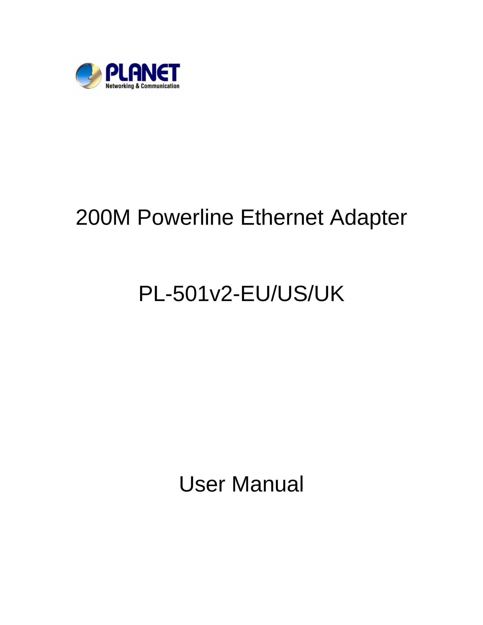 Planet Technology PL-501v2-UK Network Card User Manual