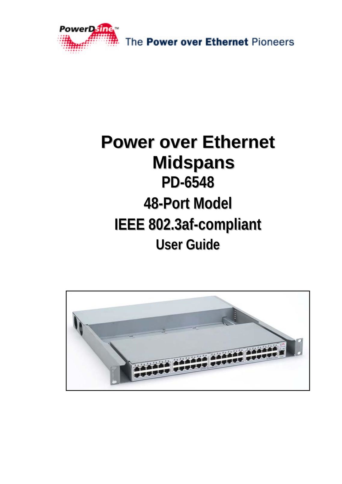 PowerDsine PD-6548 Network Card User Manual