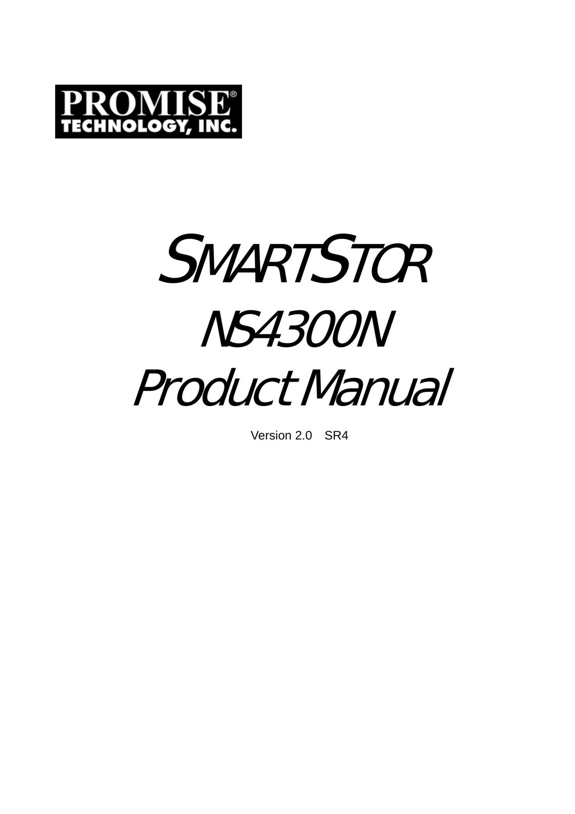 Promise Technology NS4300N Network Card User Manual