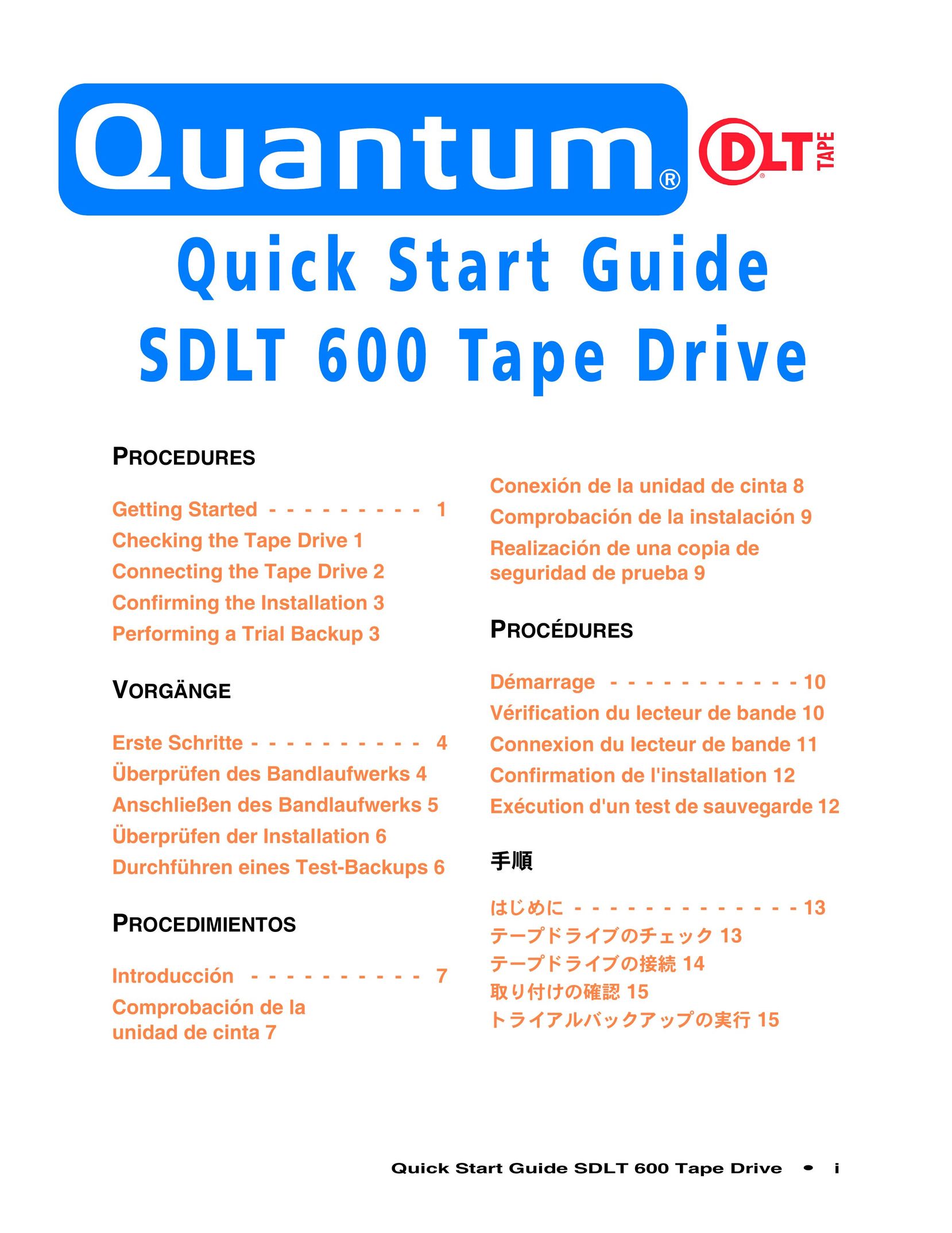 Quantum Audio SDLT 600 Network Card User Manual