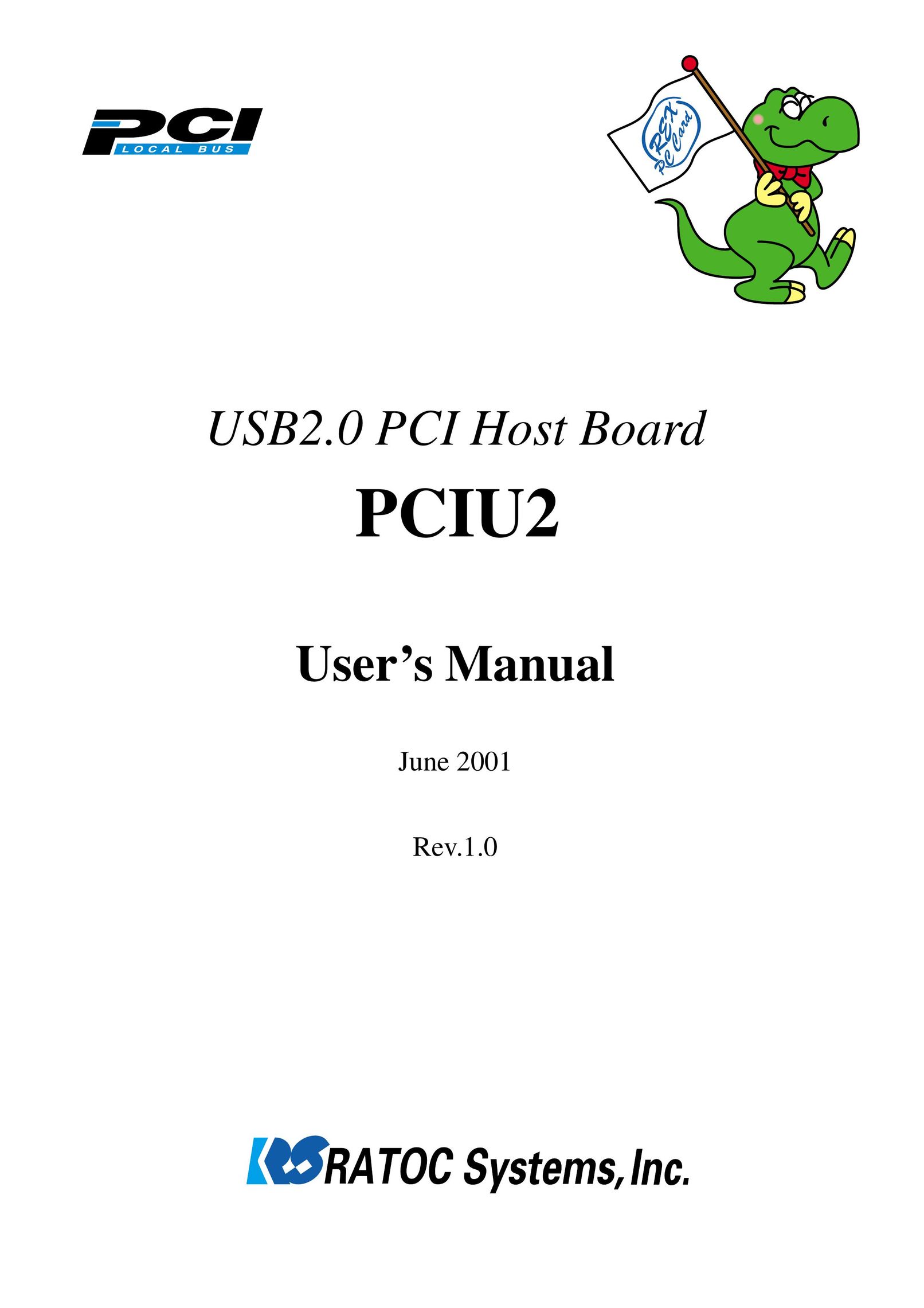 Ratoc Systems PCIU2 Network Card User Manual