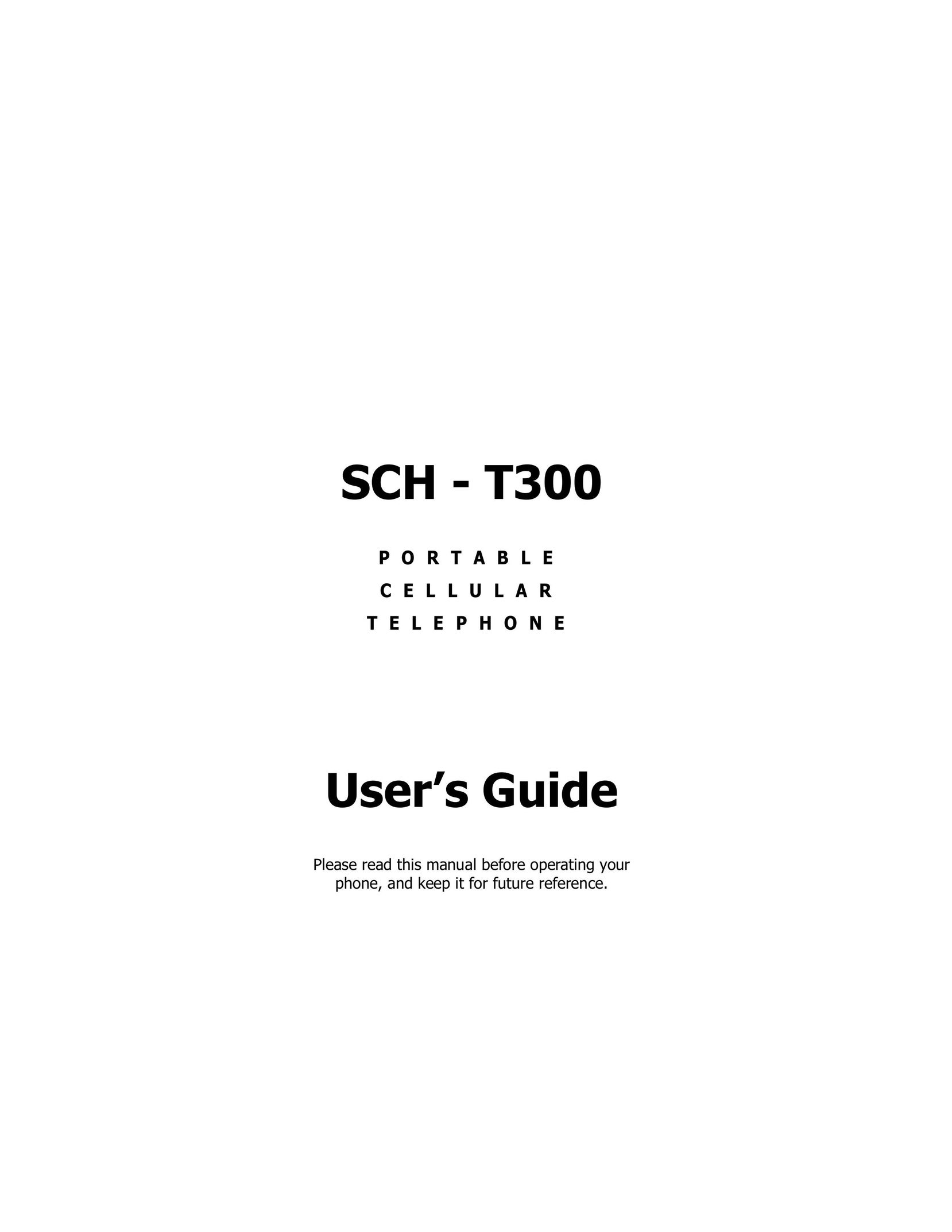 Samsung SCH - T300 Network Card User Manual