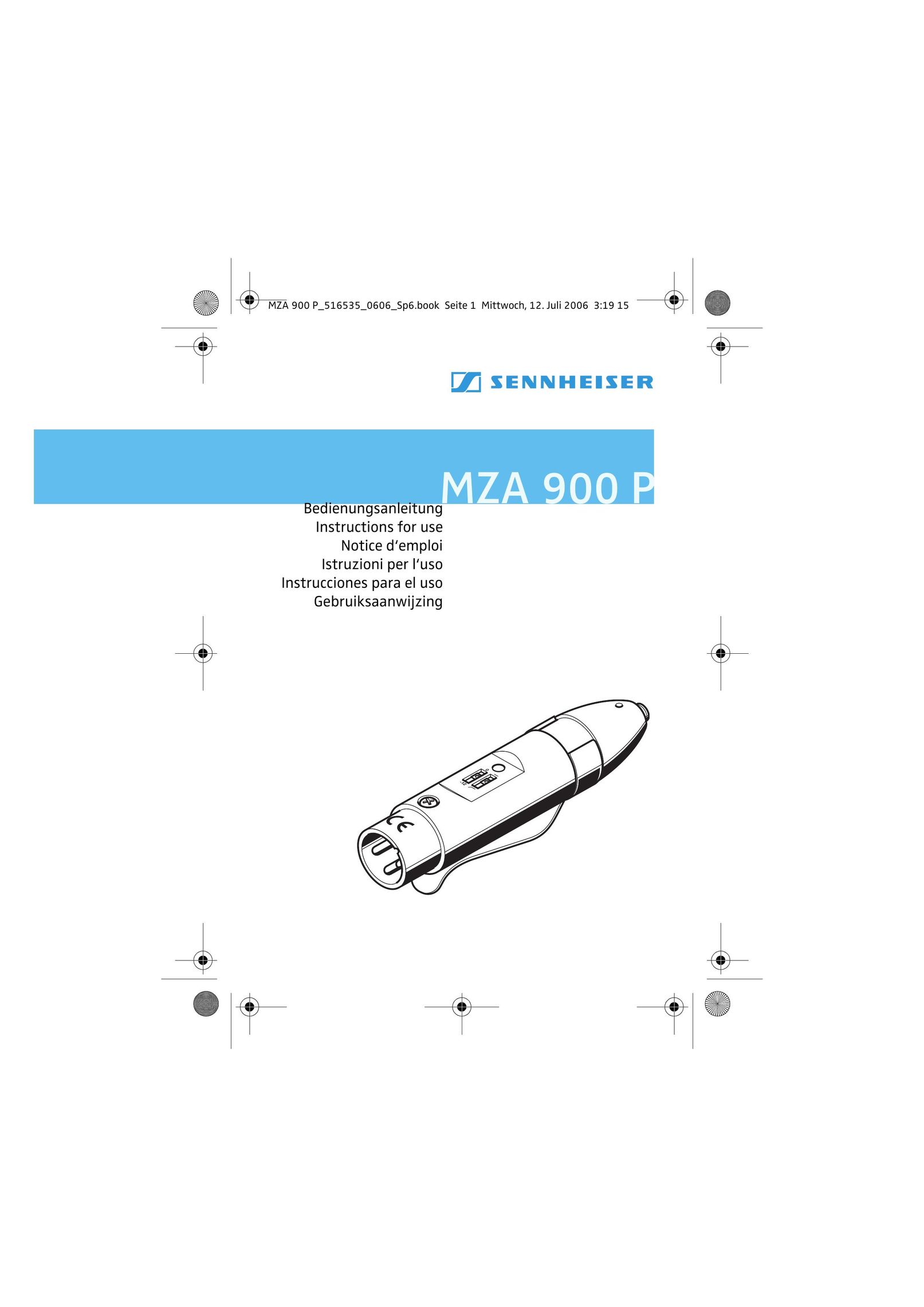 Sennheiser MZA 900 P Network Card User Manual