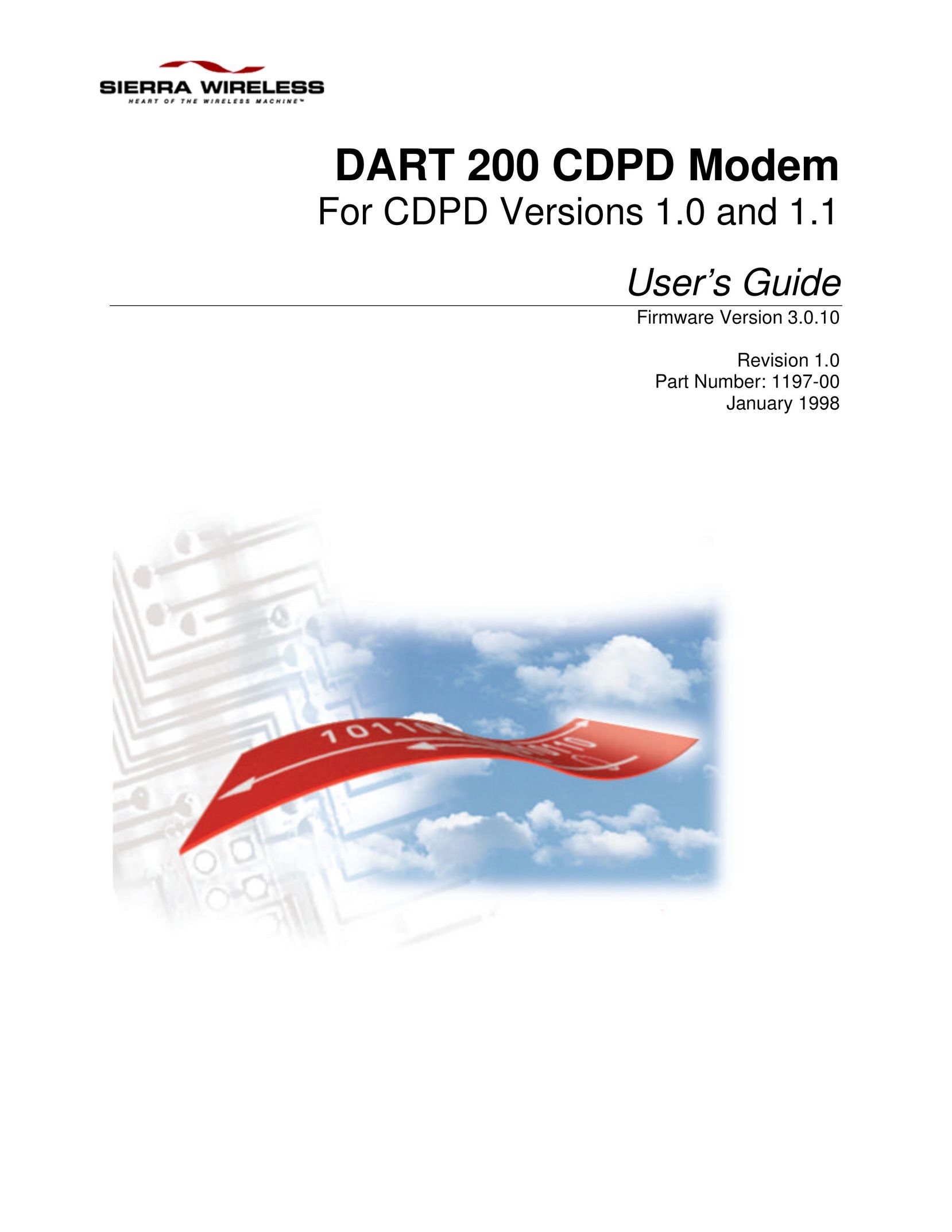 Sierra Wireless DART 200 CDPD Modem Network Card User Manual
