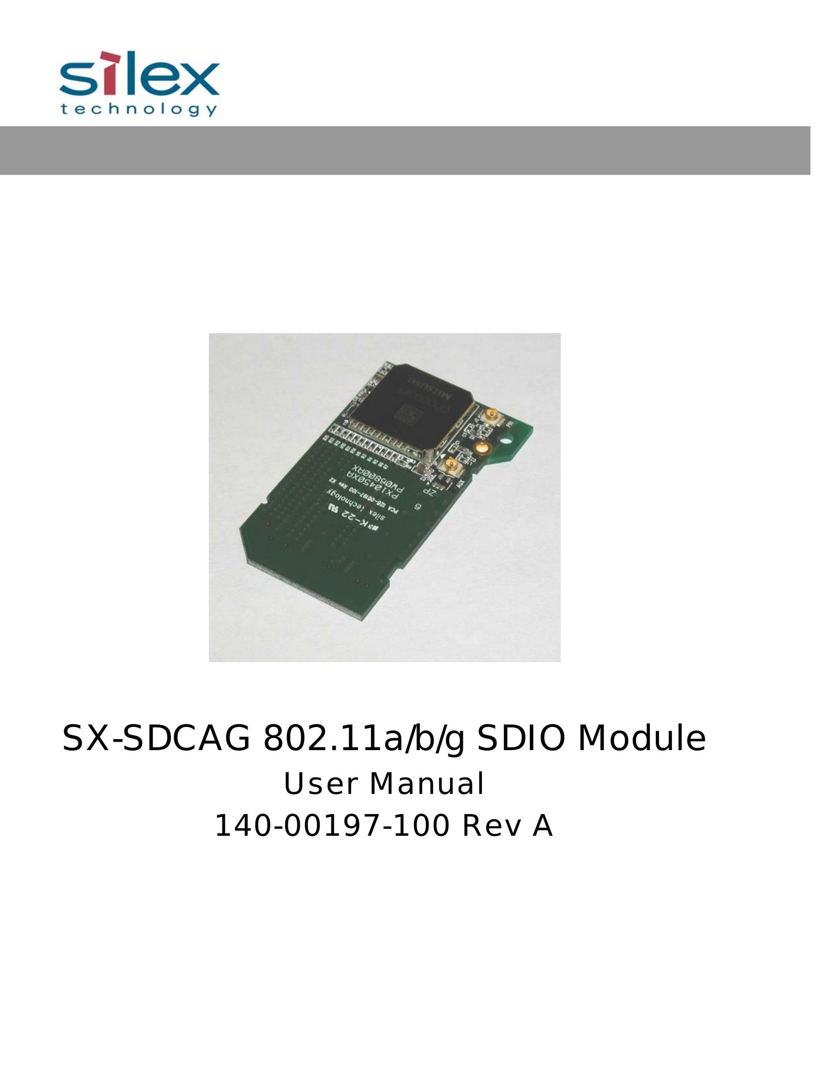 Silex technology 140-00197-100 Network Card User Manual
