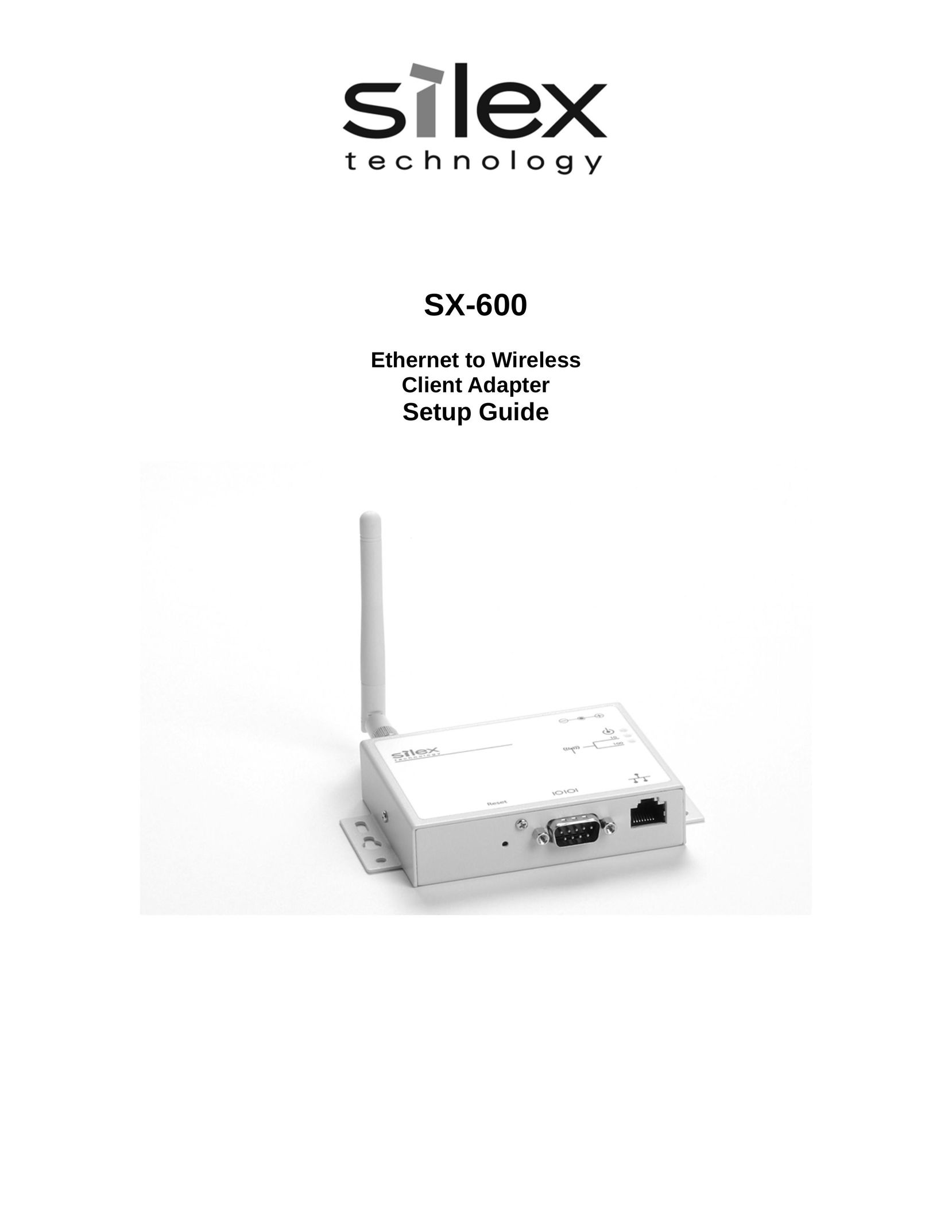 Silex technology SX-600 Network Card User Manual