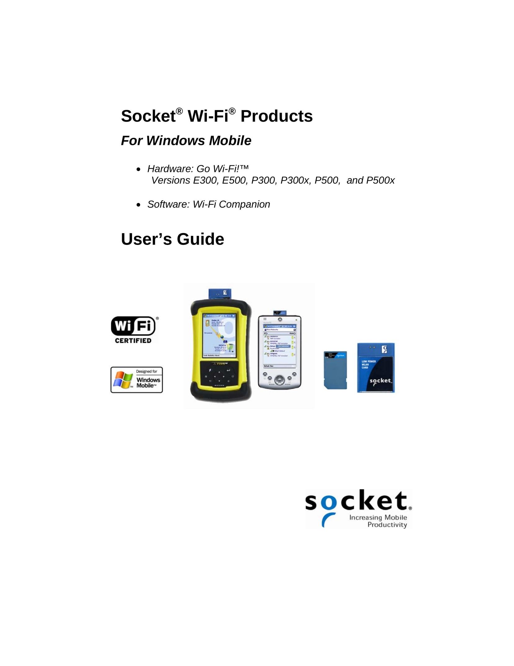 Socket Mobile E500 Network Card User Manual