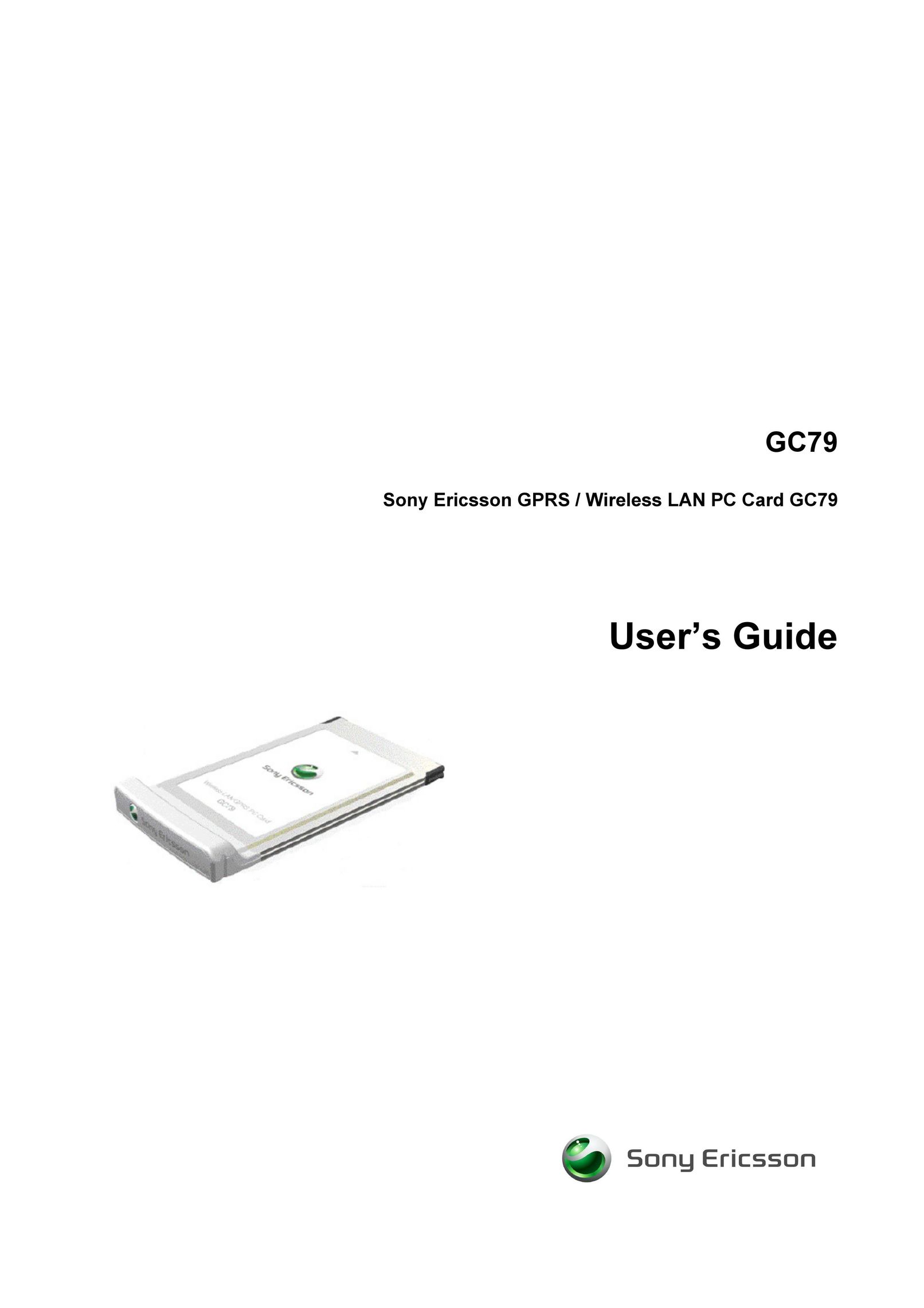 Sony Ericsson GC79 Network Card User Manual