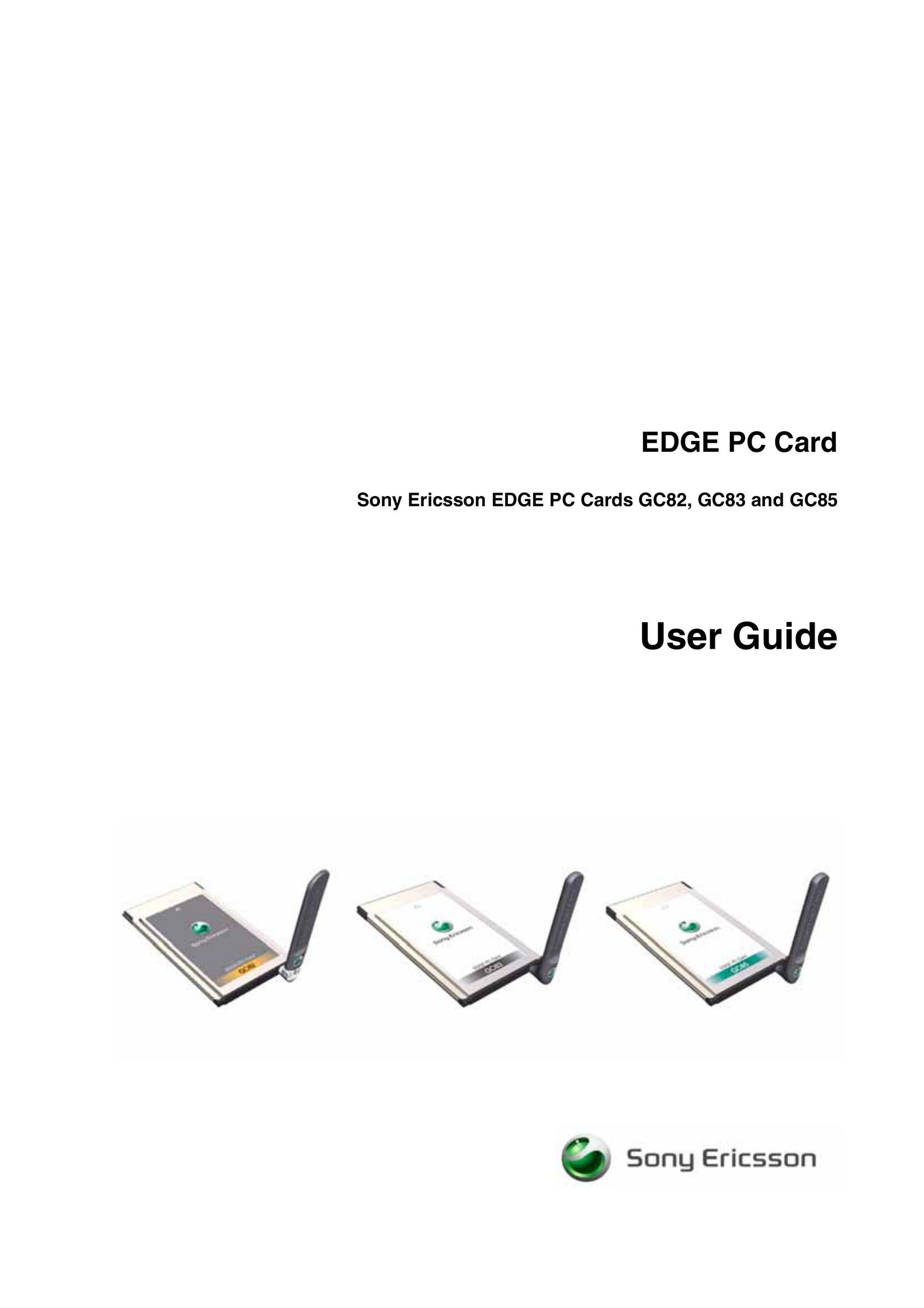 Sony Ericsson GC85 Network Card User Manual