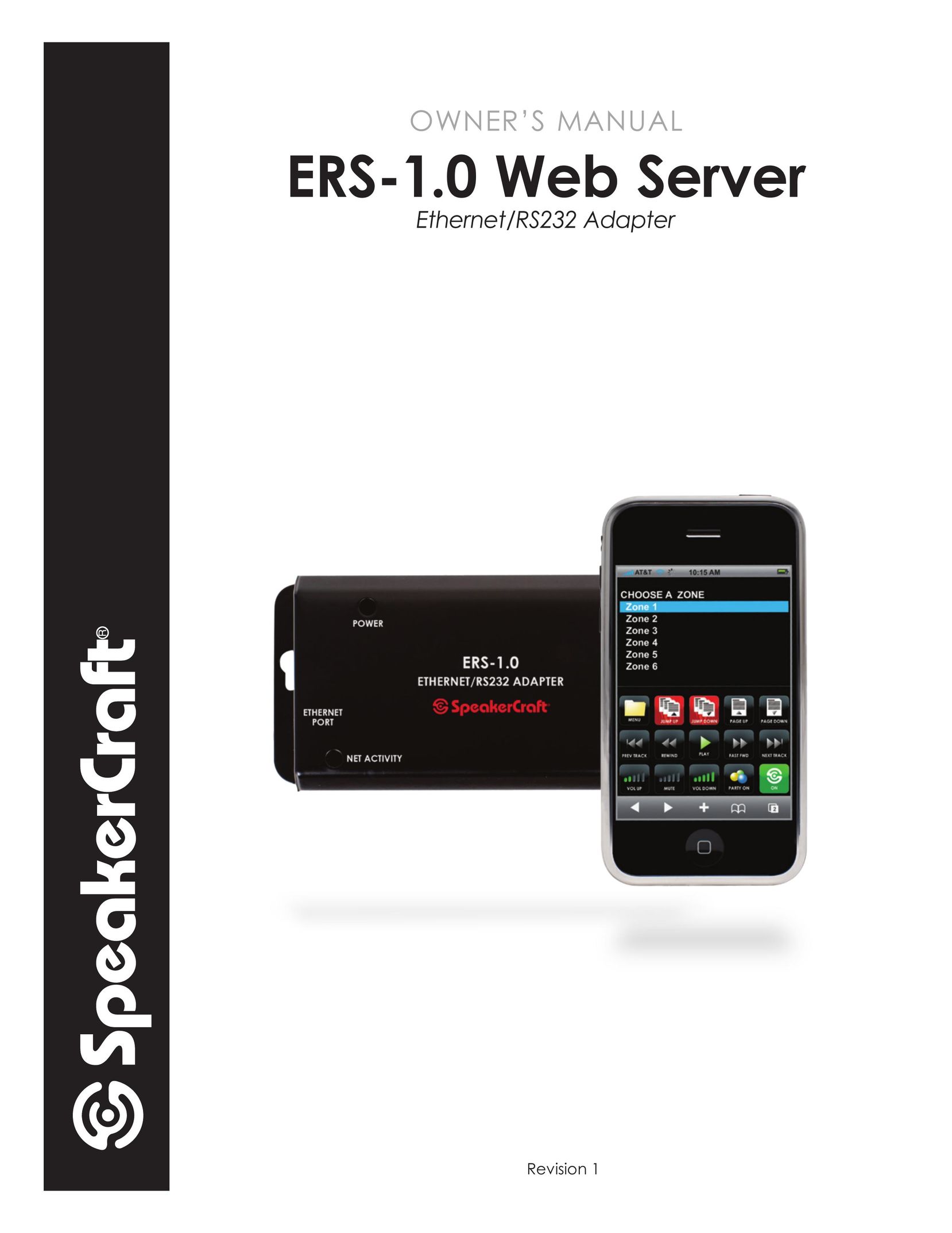 SpeakerCraft ERS-1.0 Network Card User Manual