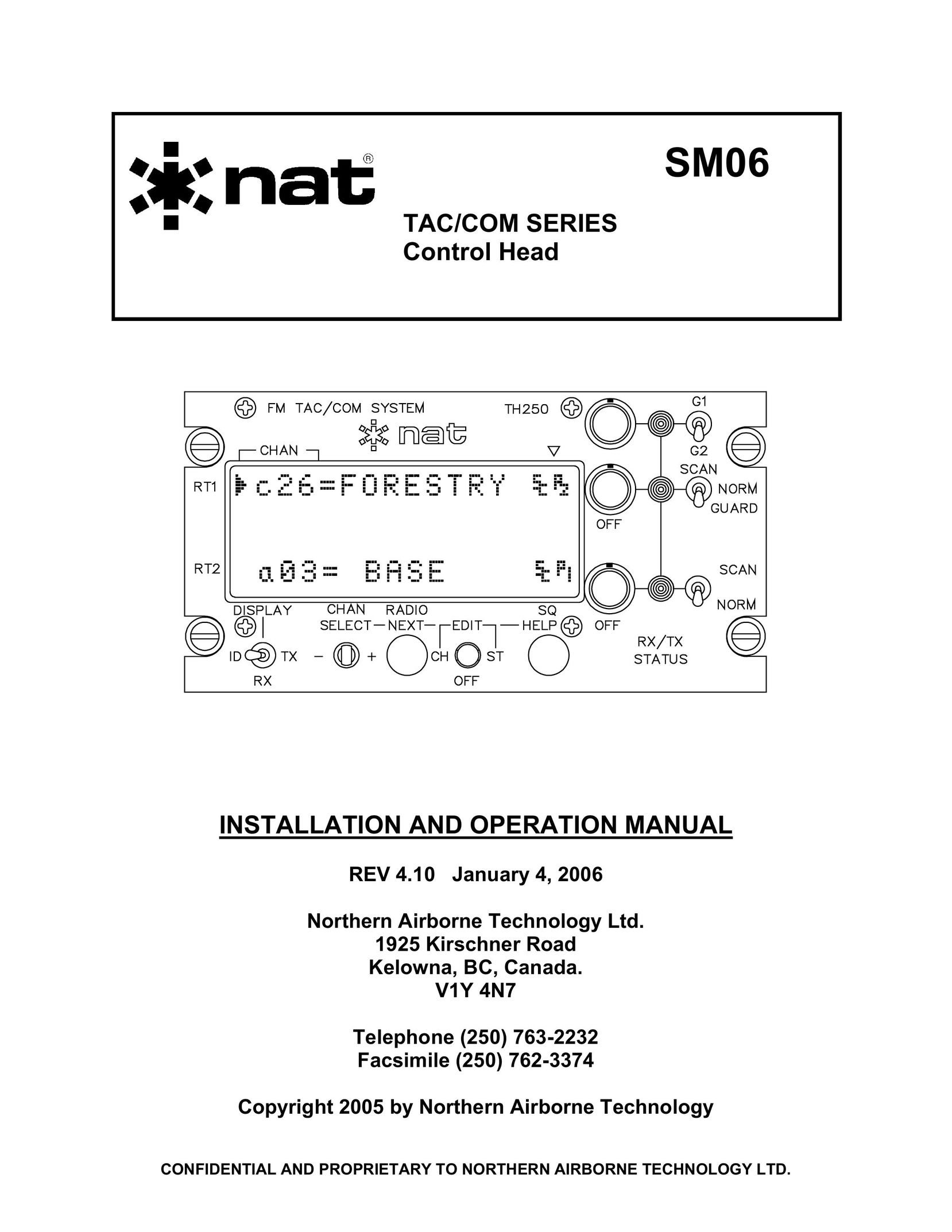 Spectra Logic TAC/COM SERIES Network Card User Manual