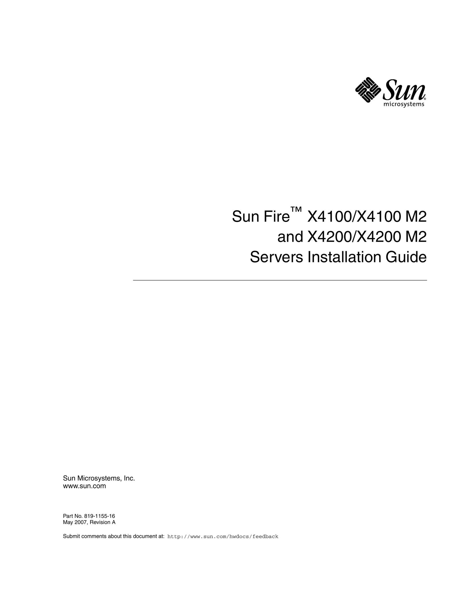 Sun Microsystems X4100 M2 Network Card User Manual