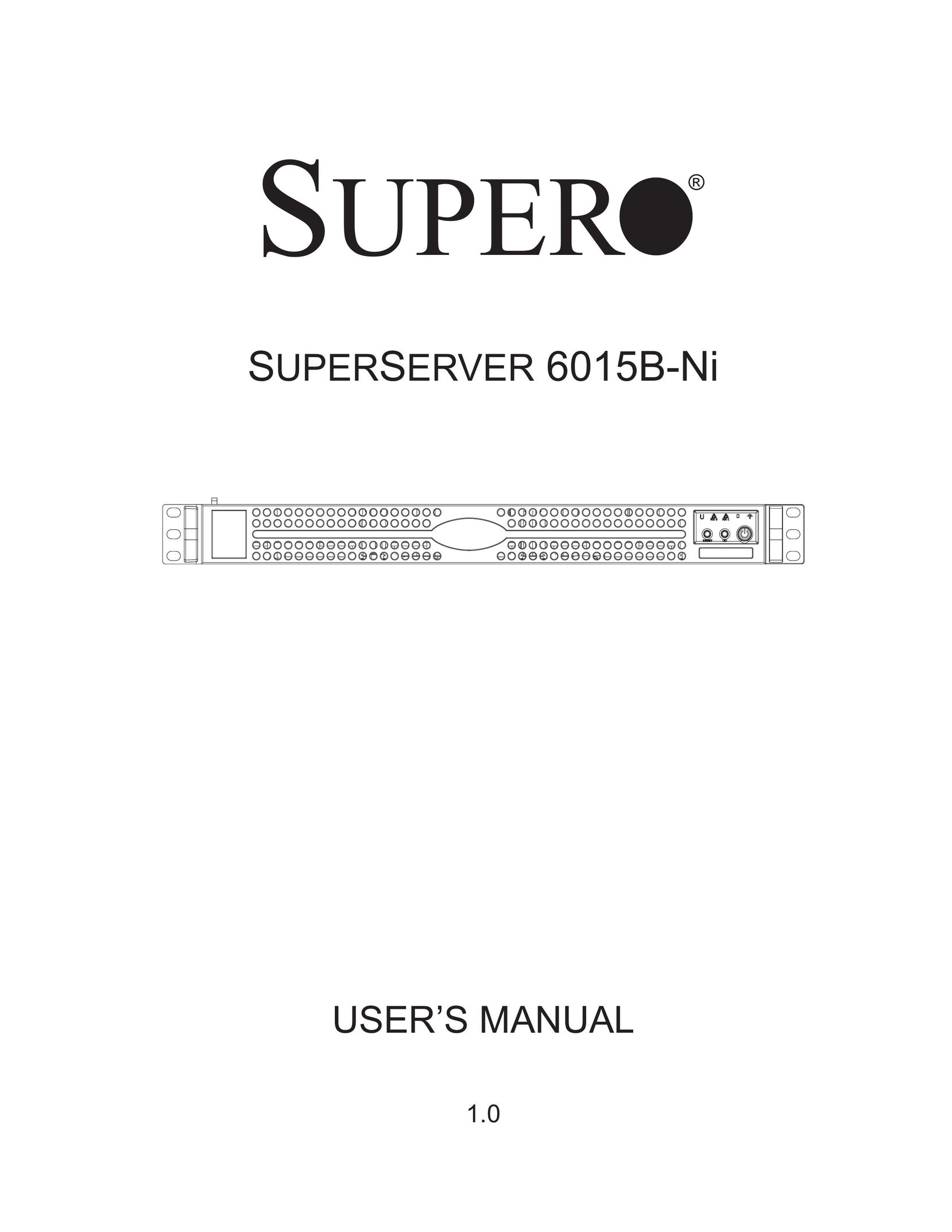 SUPER MICRO Computer 6015B-Ni Network Card User Manual