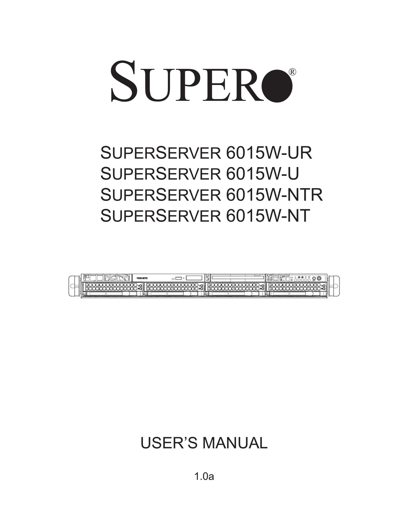 SUPER MICRO Computer 6015W-UR Network Card User Manual