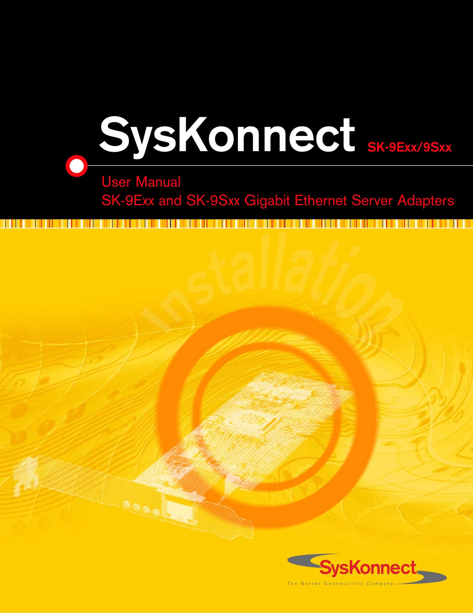 SysKonnect SK-9Sxx Network Card User Manual