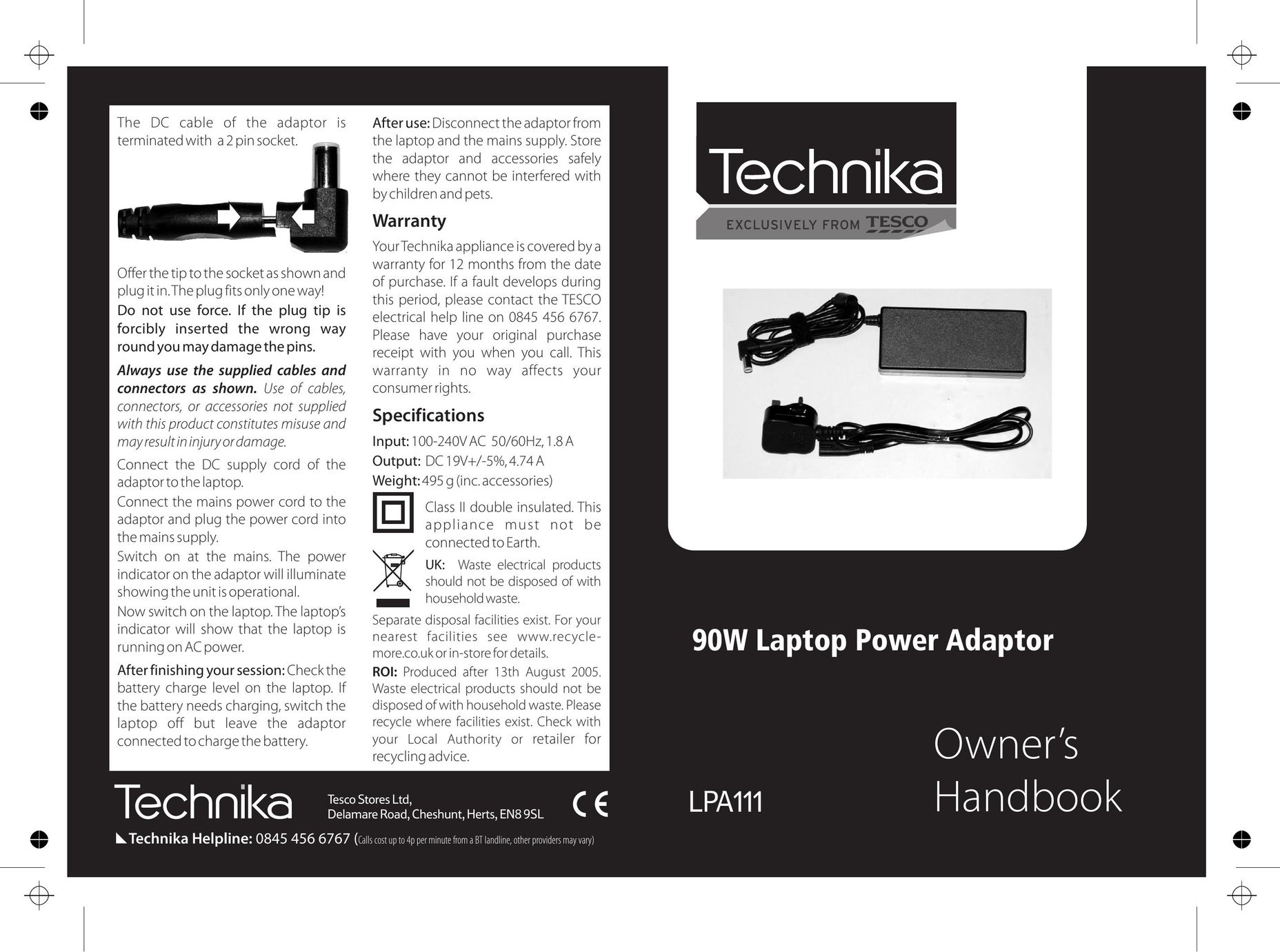 Technika LPA111 Network Card User Manual