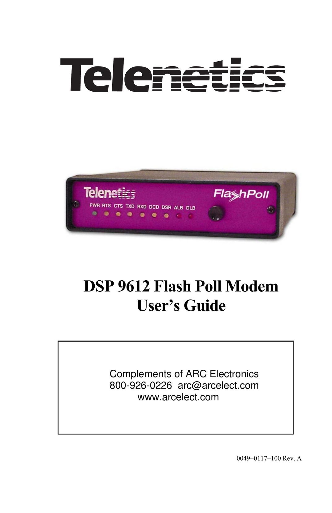 Telenetics DSP 9612 Network Card User Manual