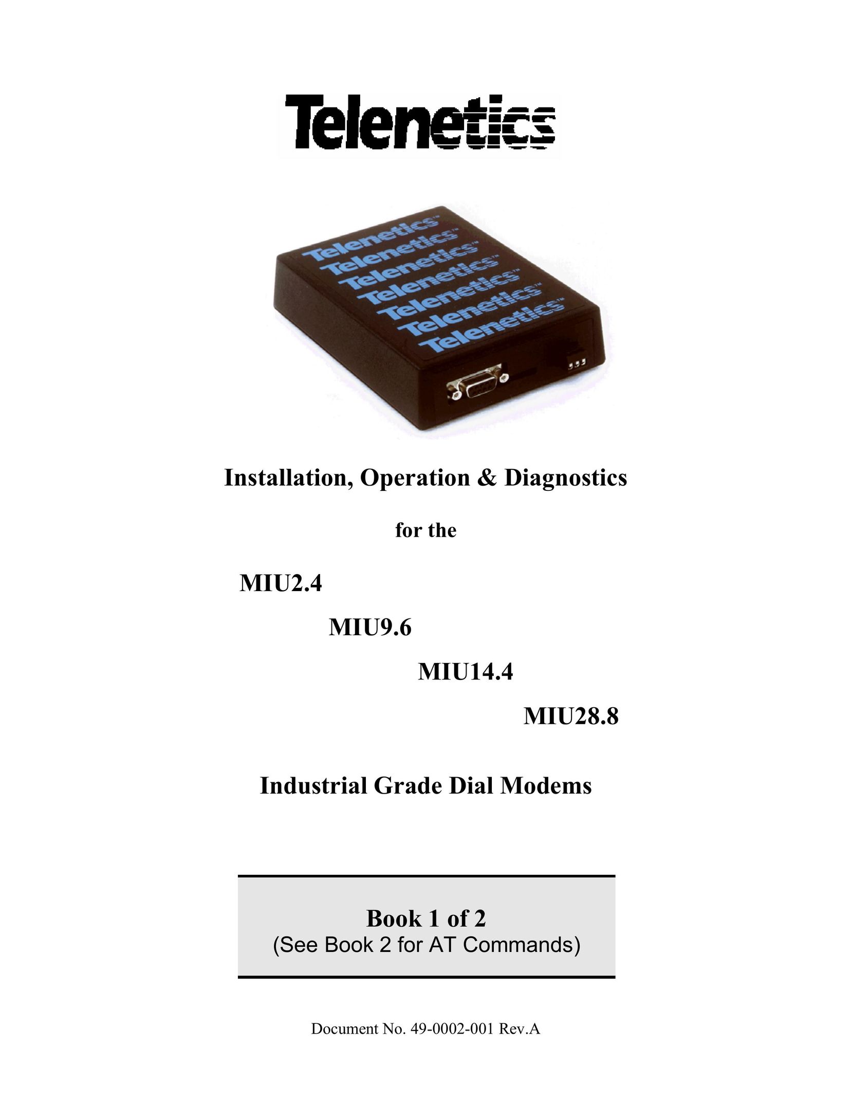 Telenetics MIU28.8 Network Card User Manual