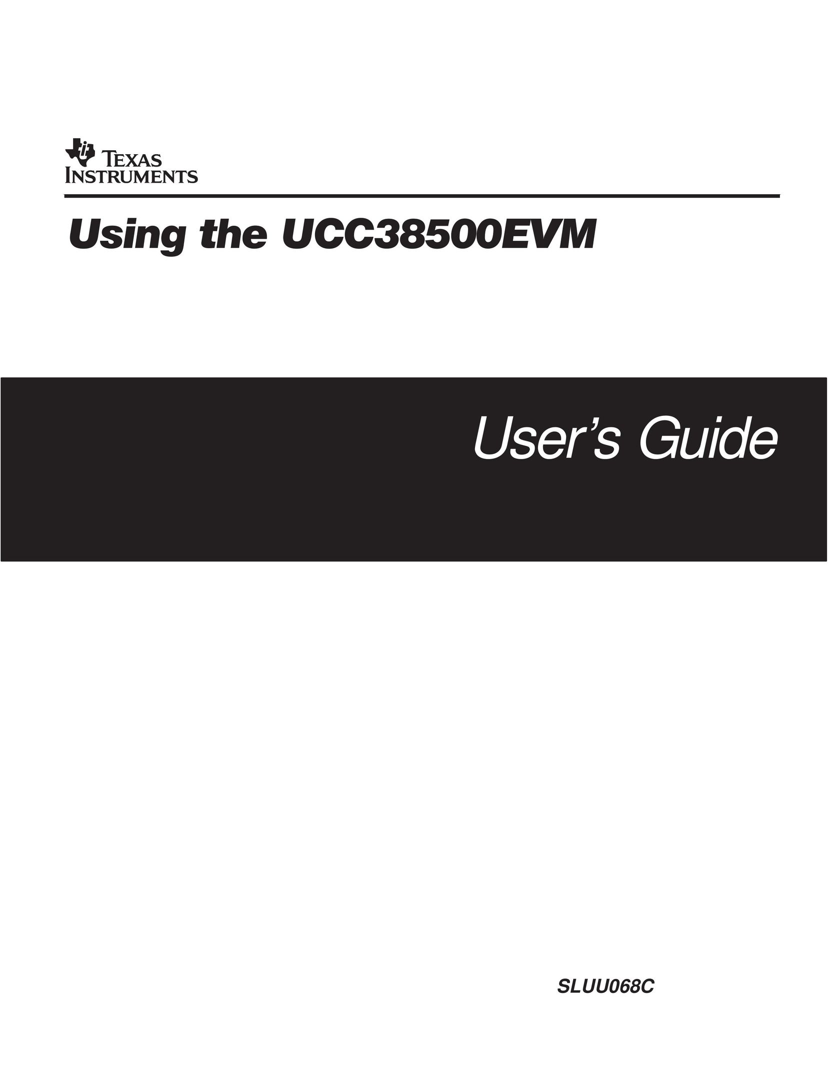 Texas Instruments UCC38500EVM Network Card User Manual
