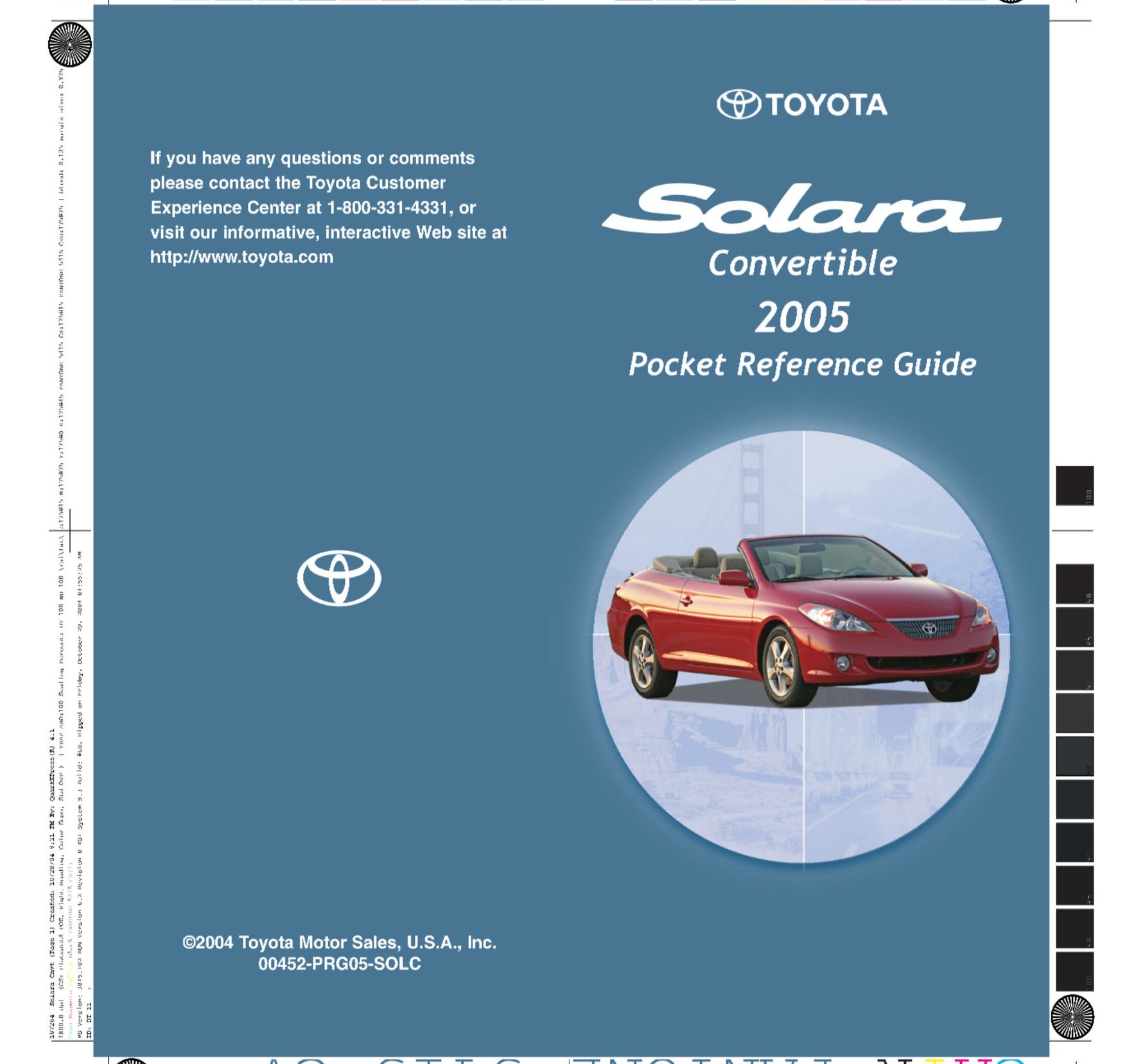Toyota 2005 Network Card User Manual