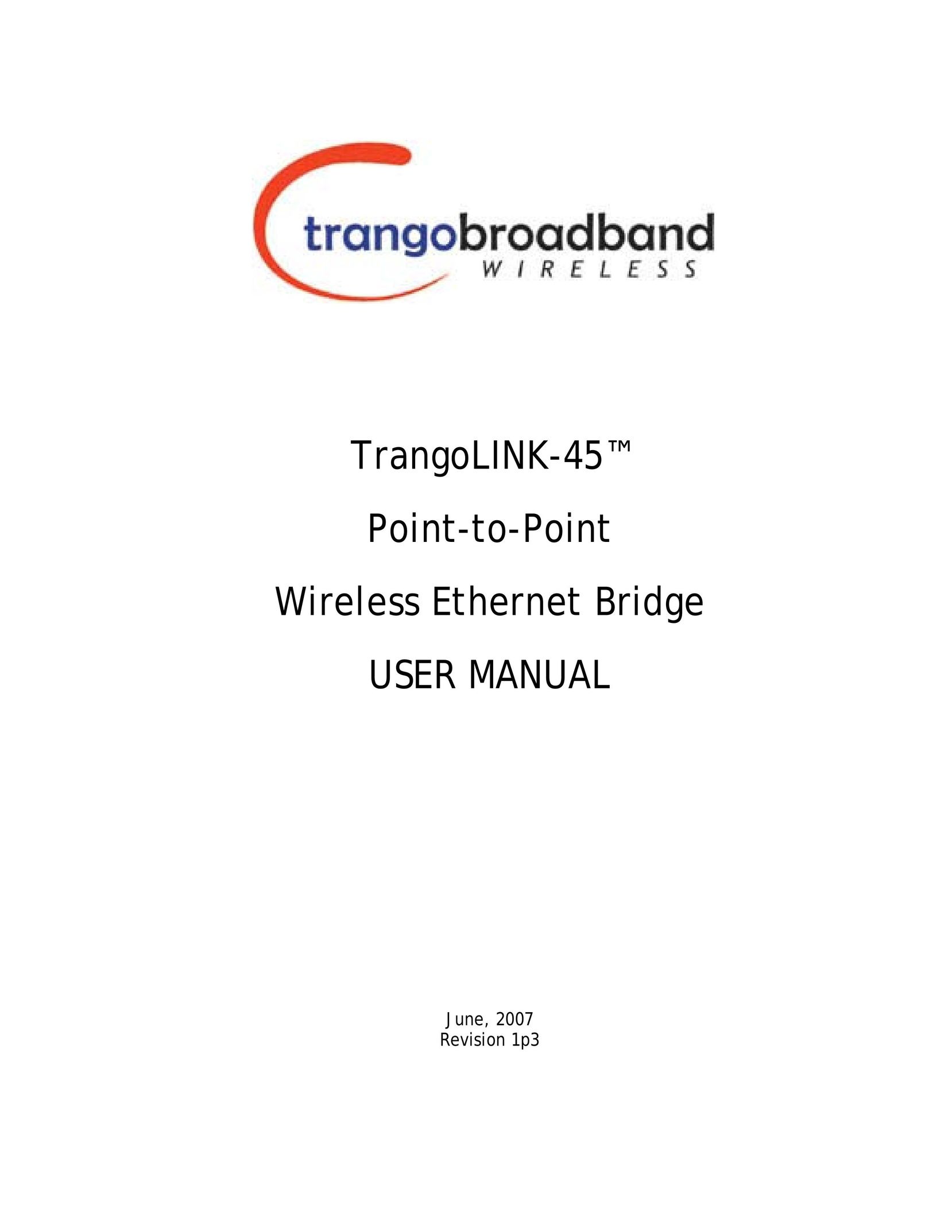 Trango Broadband TrangoLINK-45TM Network Card User Manual