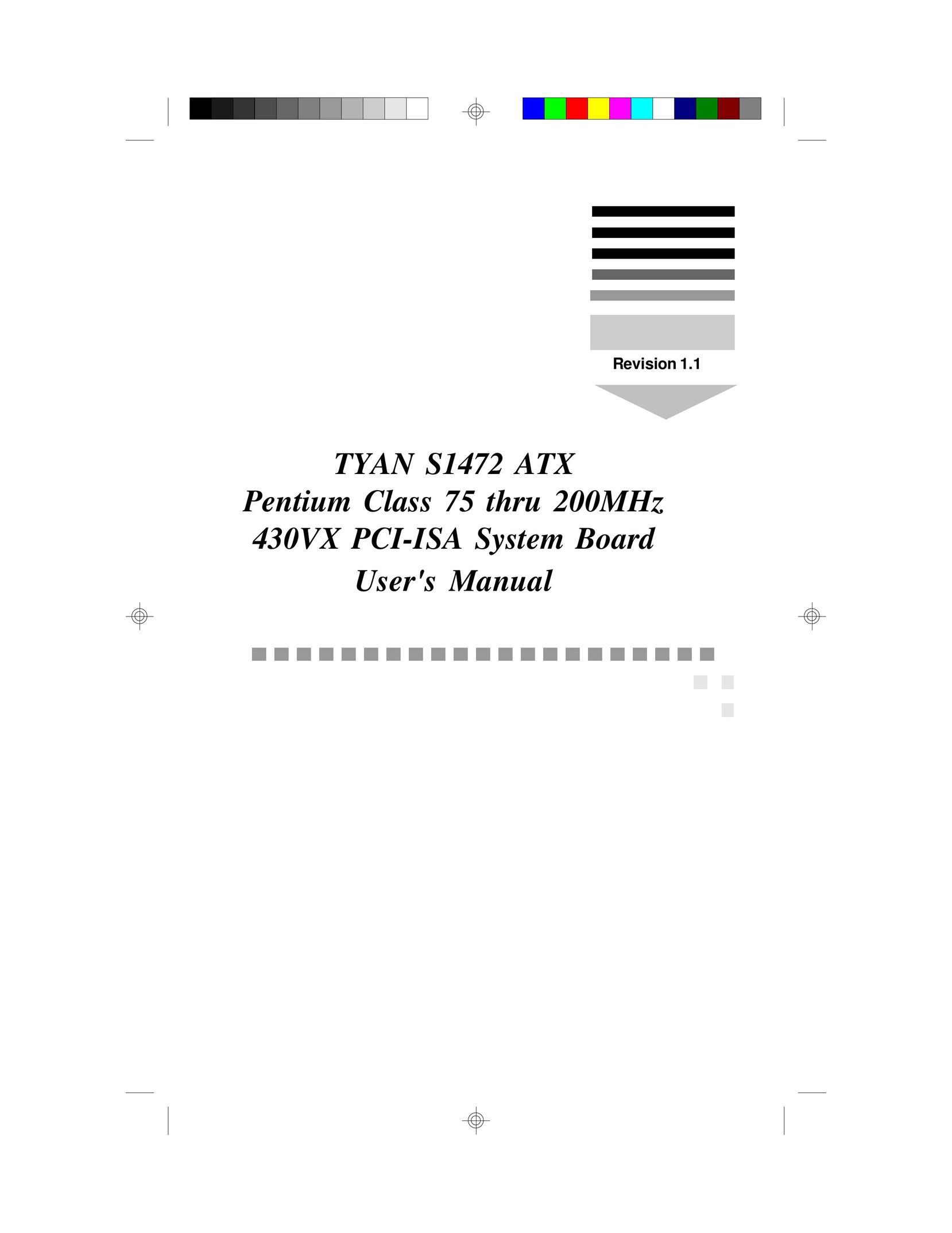 Tyan Computer TYAN S1472 ATX Network Card User Manual