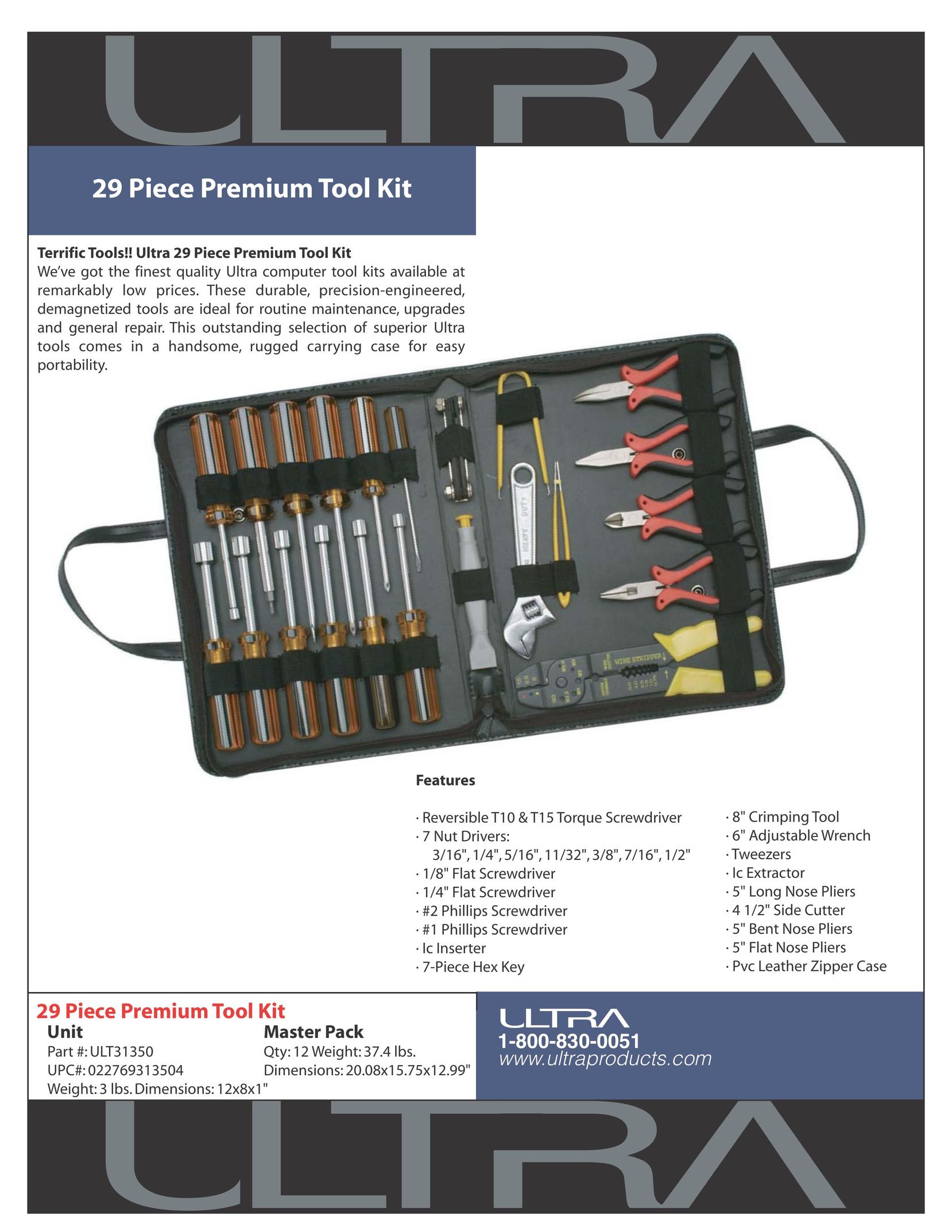 Ultra Products ULT31350 Network Card User Manual