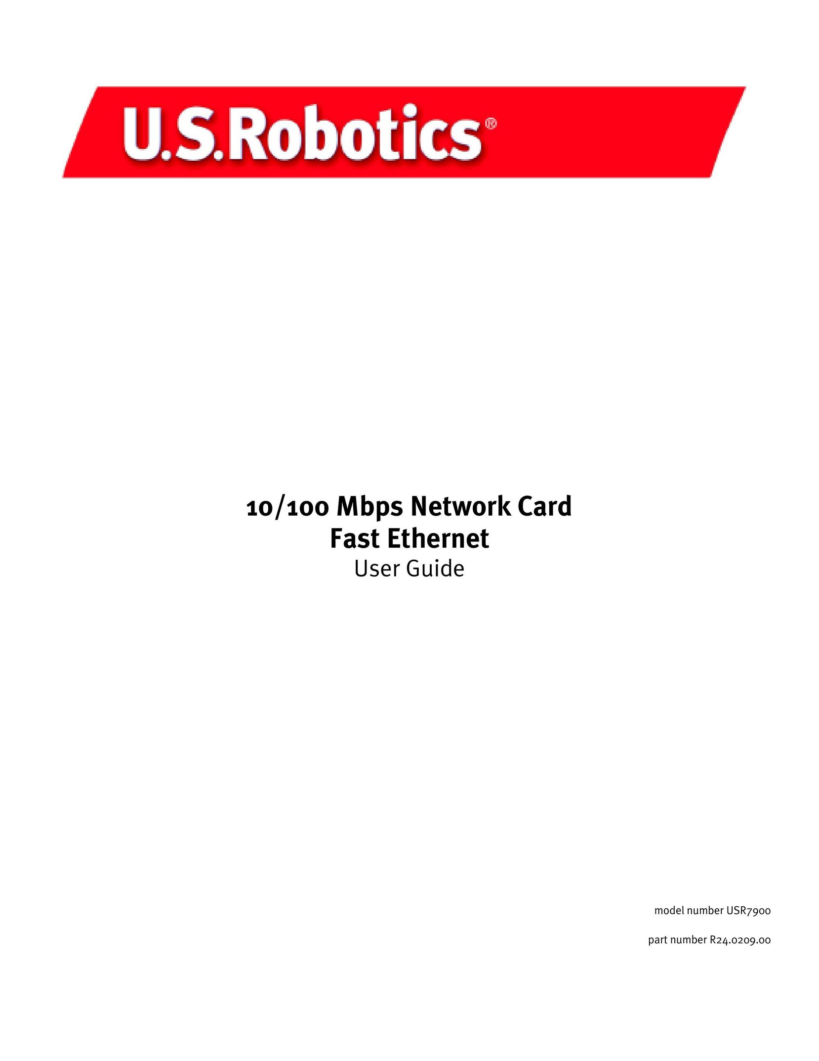 USRobotics USR7900 Network Card User Manual