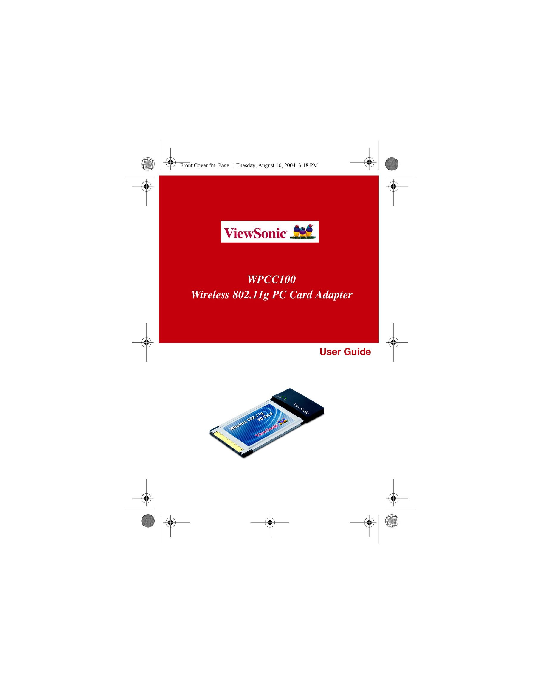ViewSonic WPCC100 Network Card User Manual